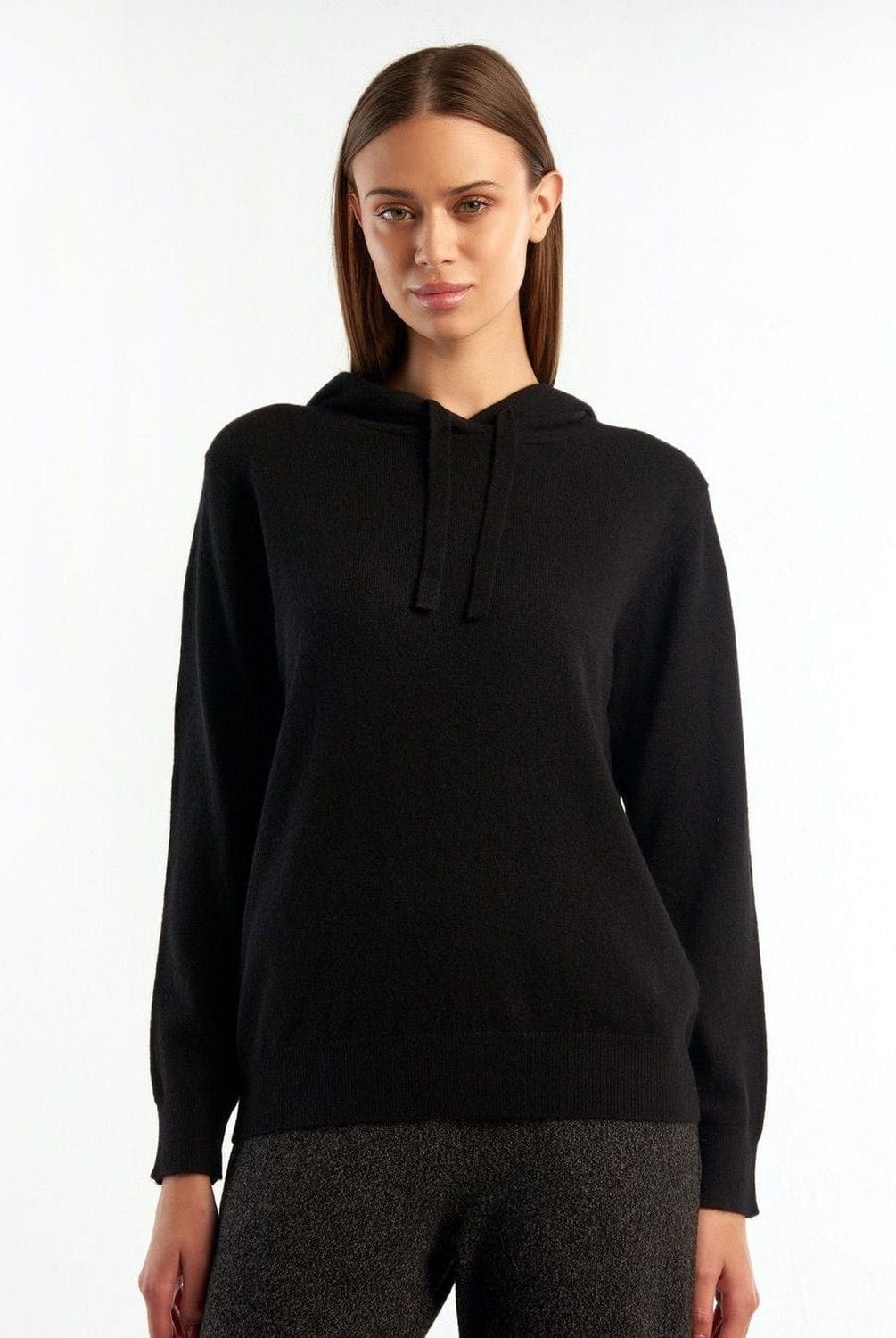 يونايتد كولورز اوف بينيتون سترة رمادية داكنة بغطاء للرأس