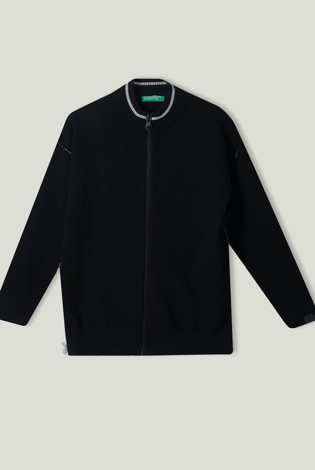 يونايتد كولورز اوف بينيتون كارديجان بسحاب من القطن أطفالي