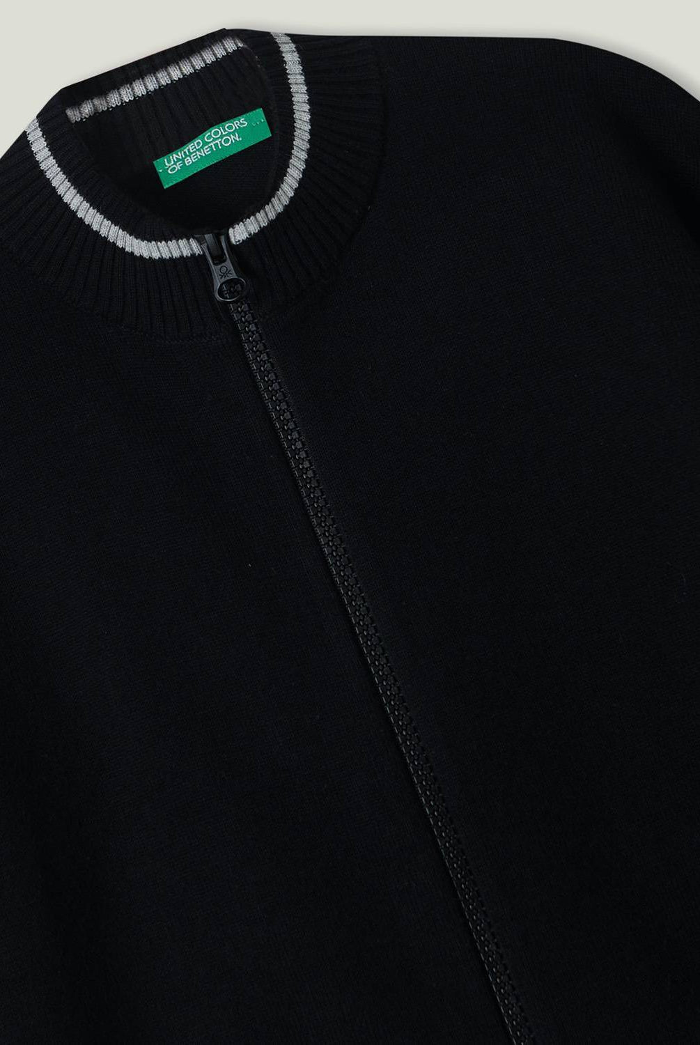 يونايتد كولورز اوف بينيتون كارديجان بسحاب من القطن أطفالي