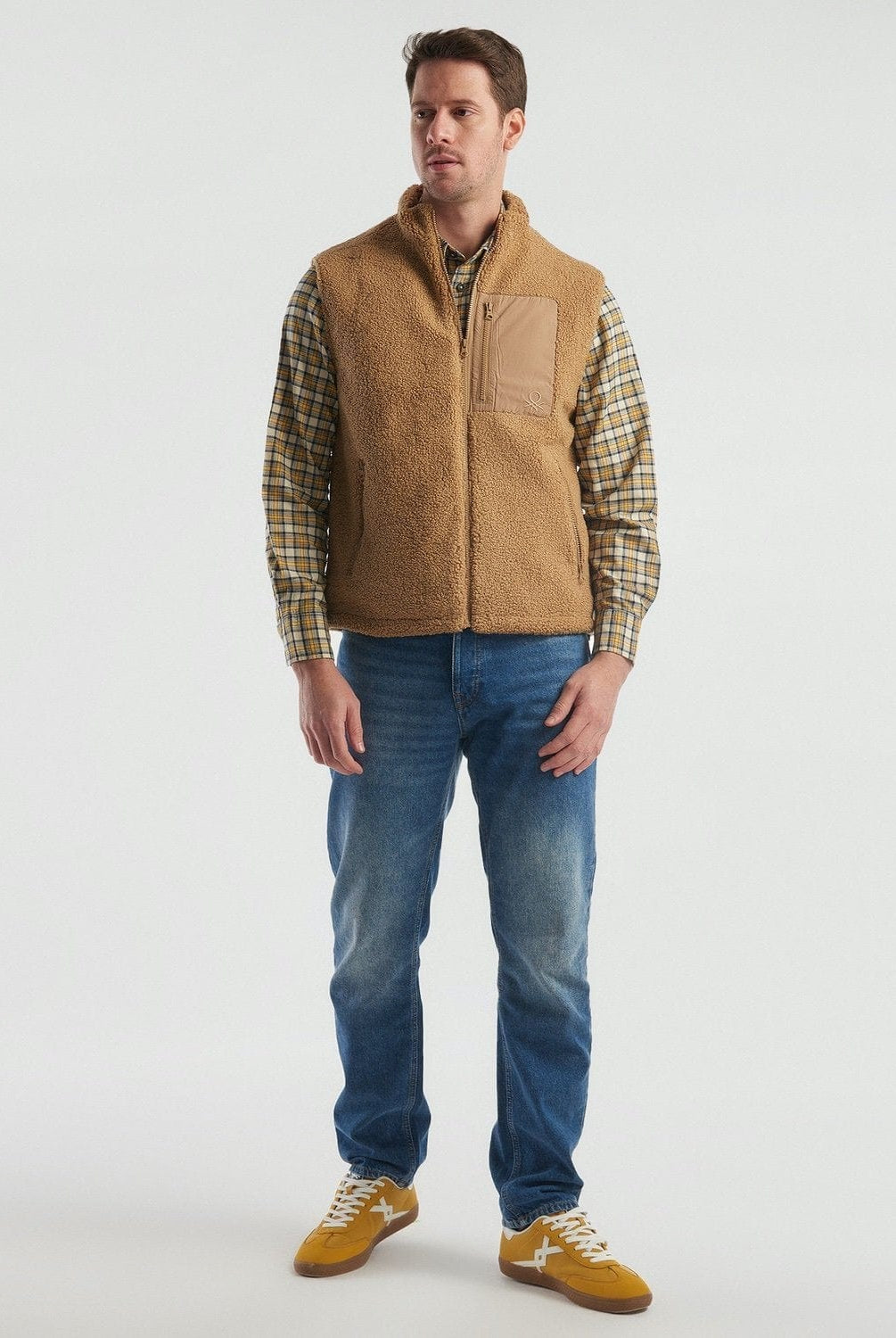 يونايتد كولورز اوف بينيتون فيست تيدي بسحاب رجالى