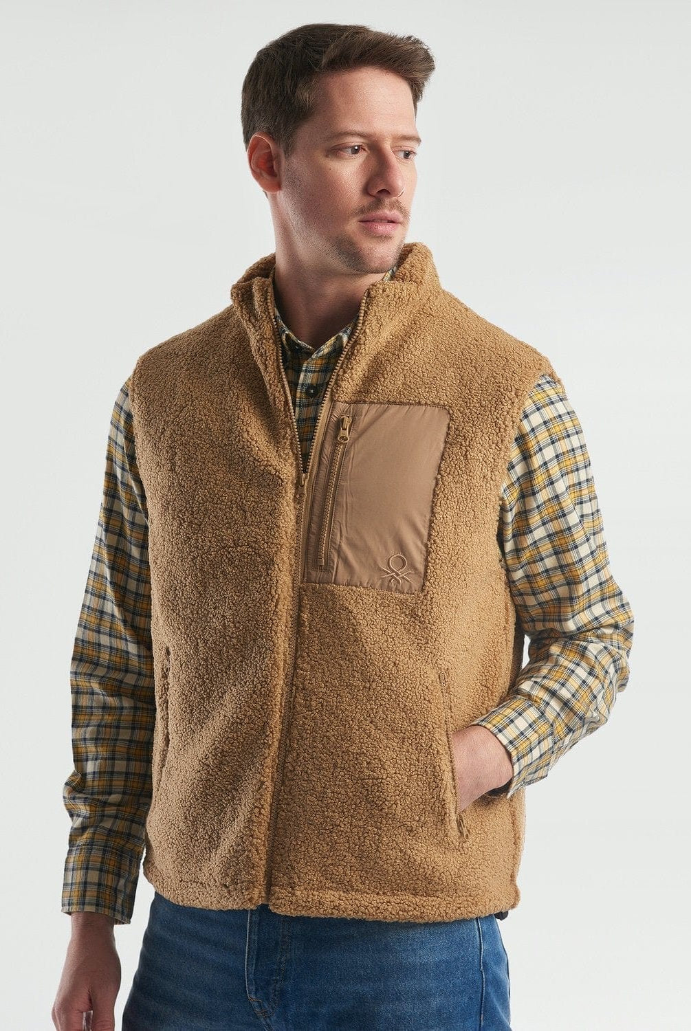 يونايتد كولورز اوف بينيتون فيست تيدي بسحاب رجالى