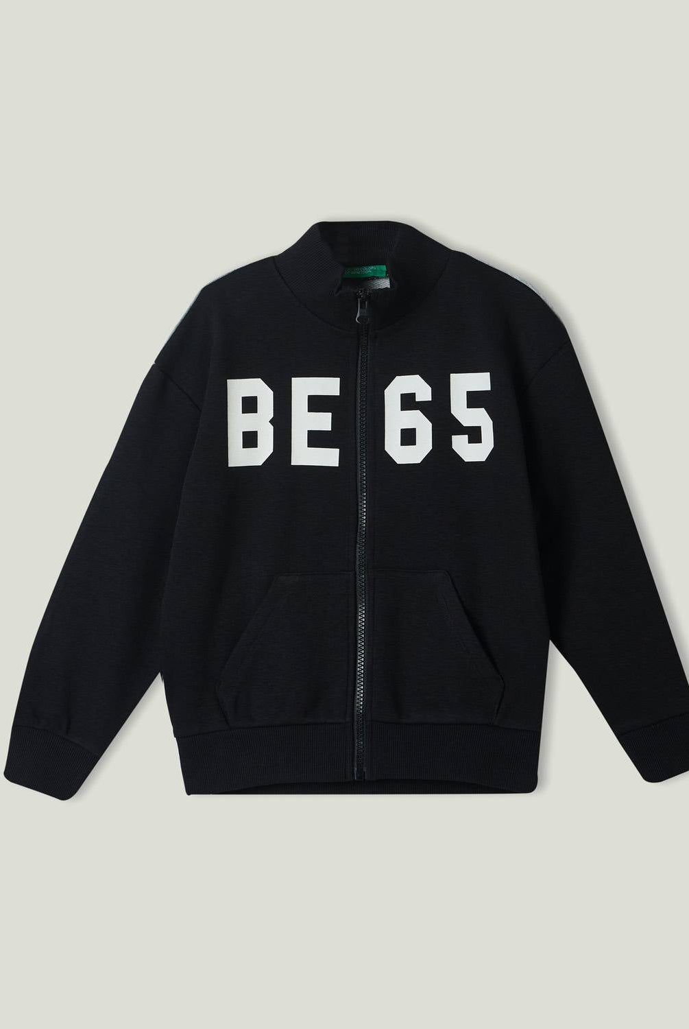 يونايتد كولورز اوف بينيتون سويت شيرت بسحاب وطباعة أطفالي