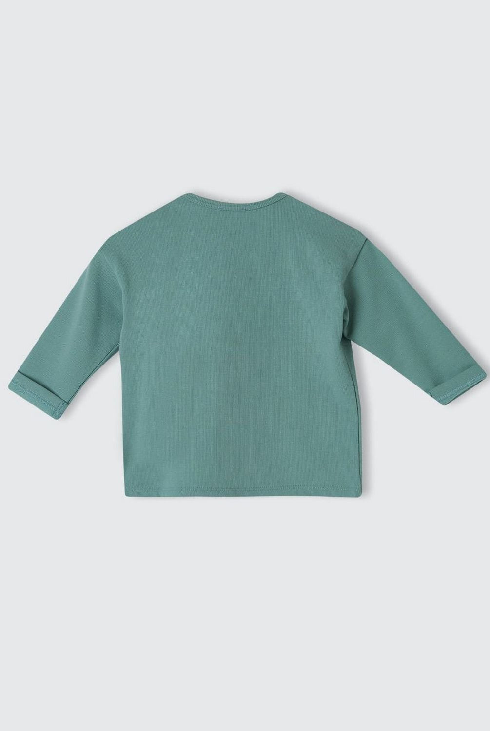 يونايتد كولورز اوف بينيتون تيشيرت بتفاصيل ياقة وطبعة حيوانات رضع