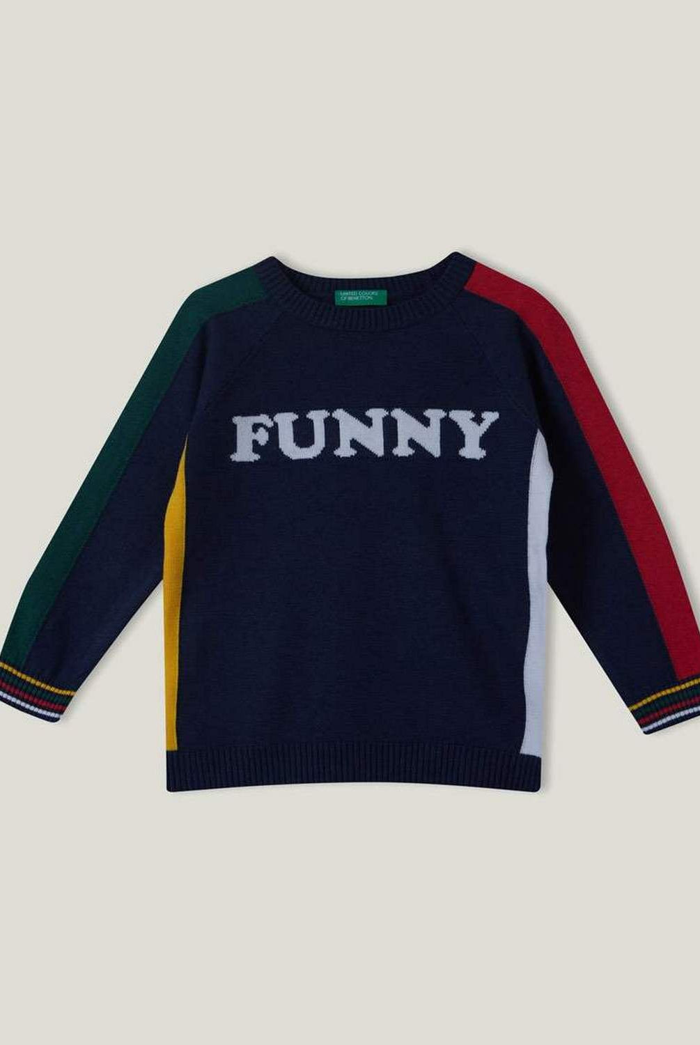 يونايتد كولورز اوف بينيتون بلوفر بطبعة فانى أطفالي