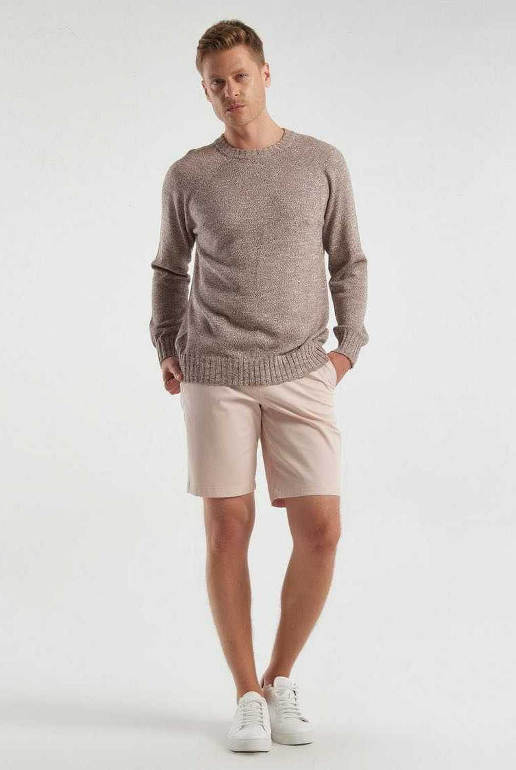 يونايتد كولورز اوف بينيتون بلوفر قطن سادة رجالى