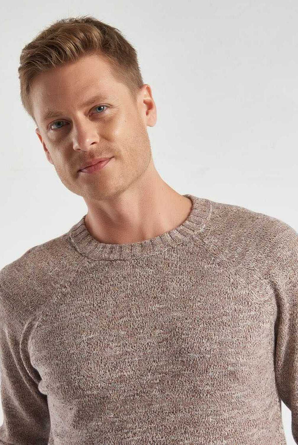 يونايتد كولورز اوف بينيتون بلوفر قطن سادة رجالى