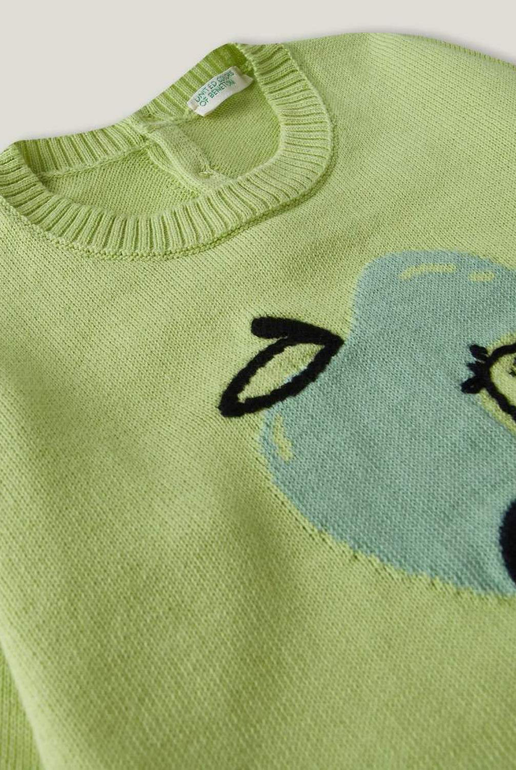 يونايتد كولورز اوف بينيتون بلوفر بطبعة فواكه رضع بناتي