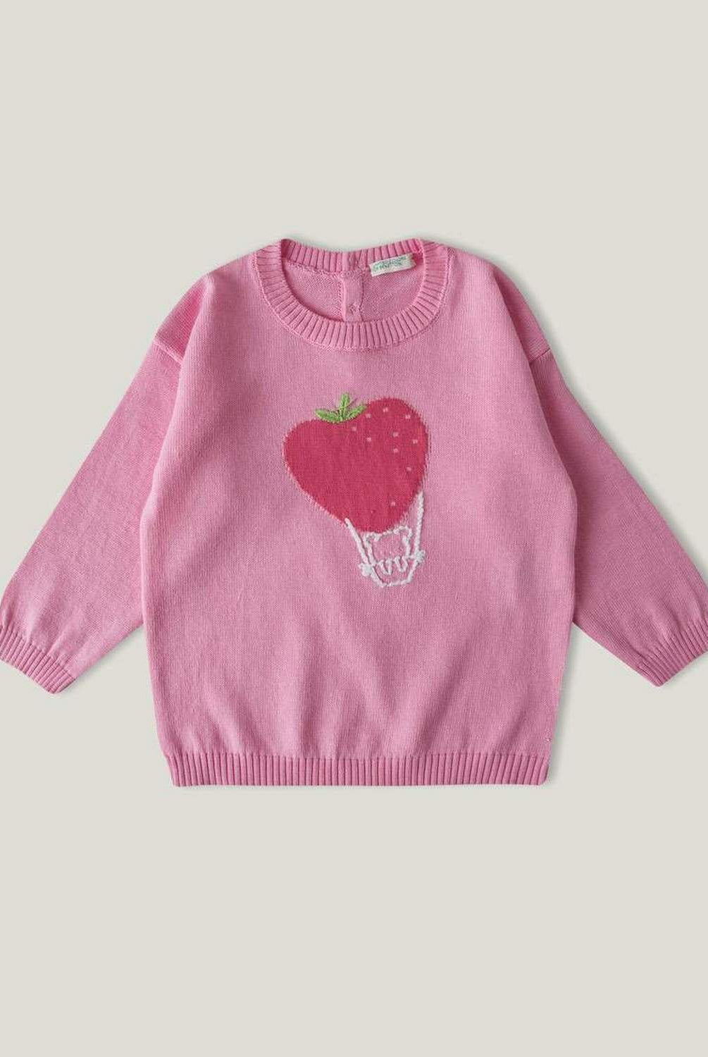 يونايتد كولورز اوف بينيتون بلوفر بطبعة فواكه رضع بناتي