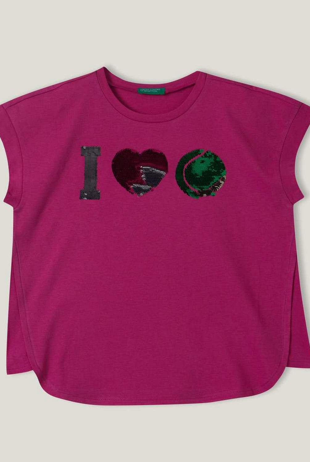 يونايتد كولورز اوف بينيتون تي شيرت بترتر نص كم أطفالي