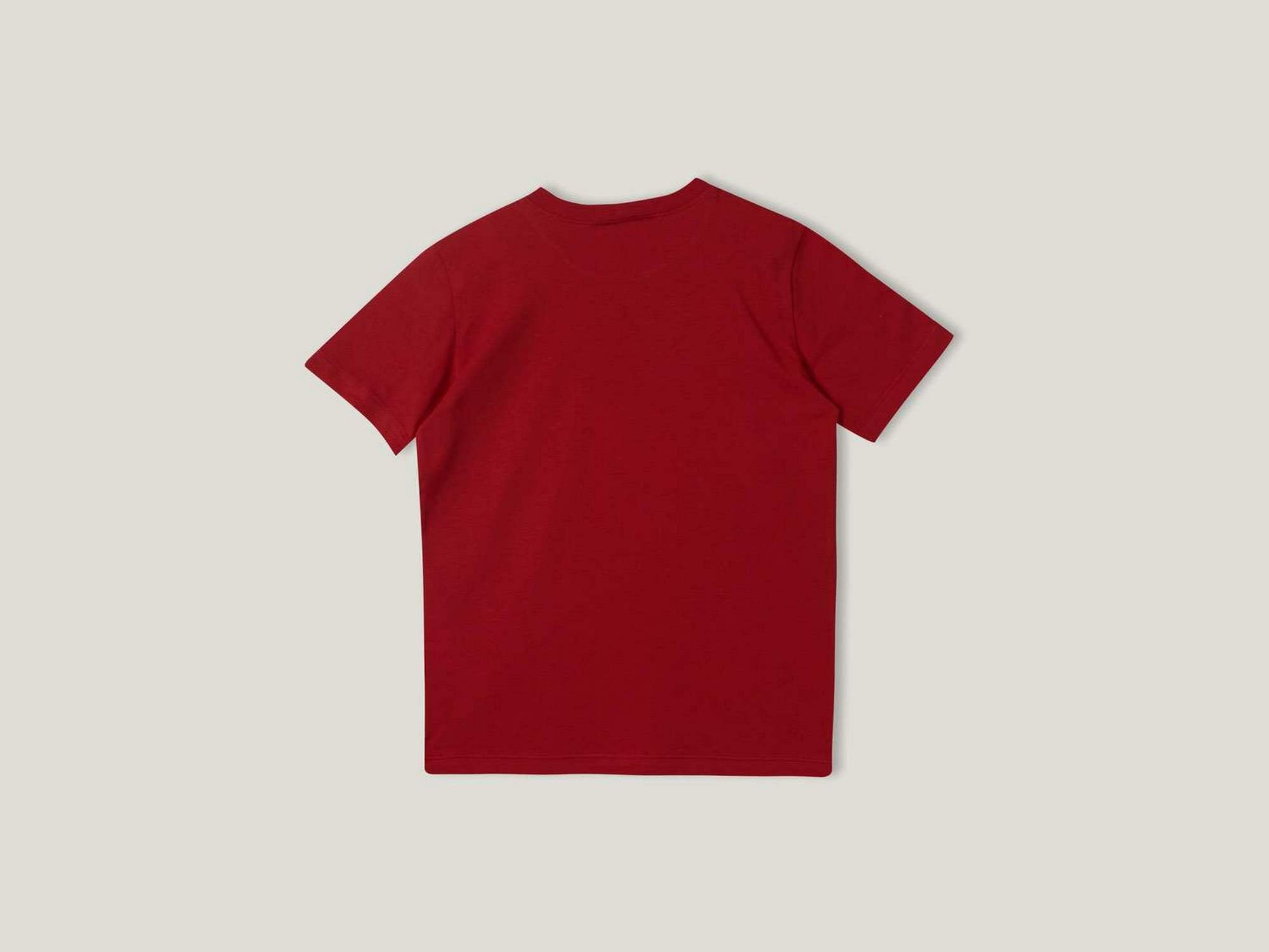 يونايتد كولورز اوف بينيتون تيشيرت قطن بنسبة 100% مع شعار نص كم أطفالي