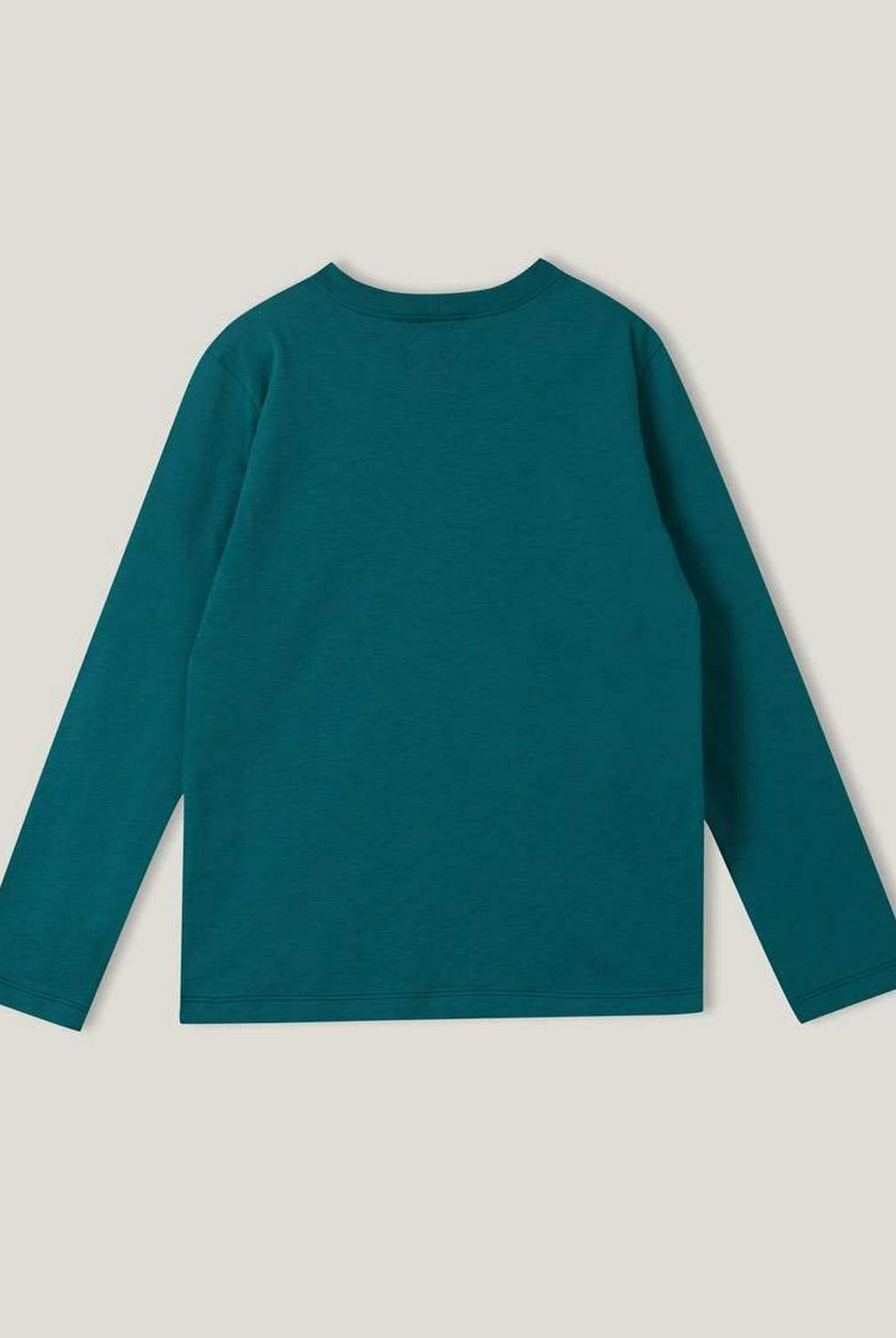 يونايتد كولورز اوف بينيتون تيشيرت بأكمام طويلة مع شعار أطفالي