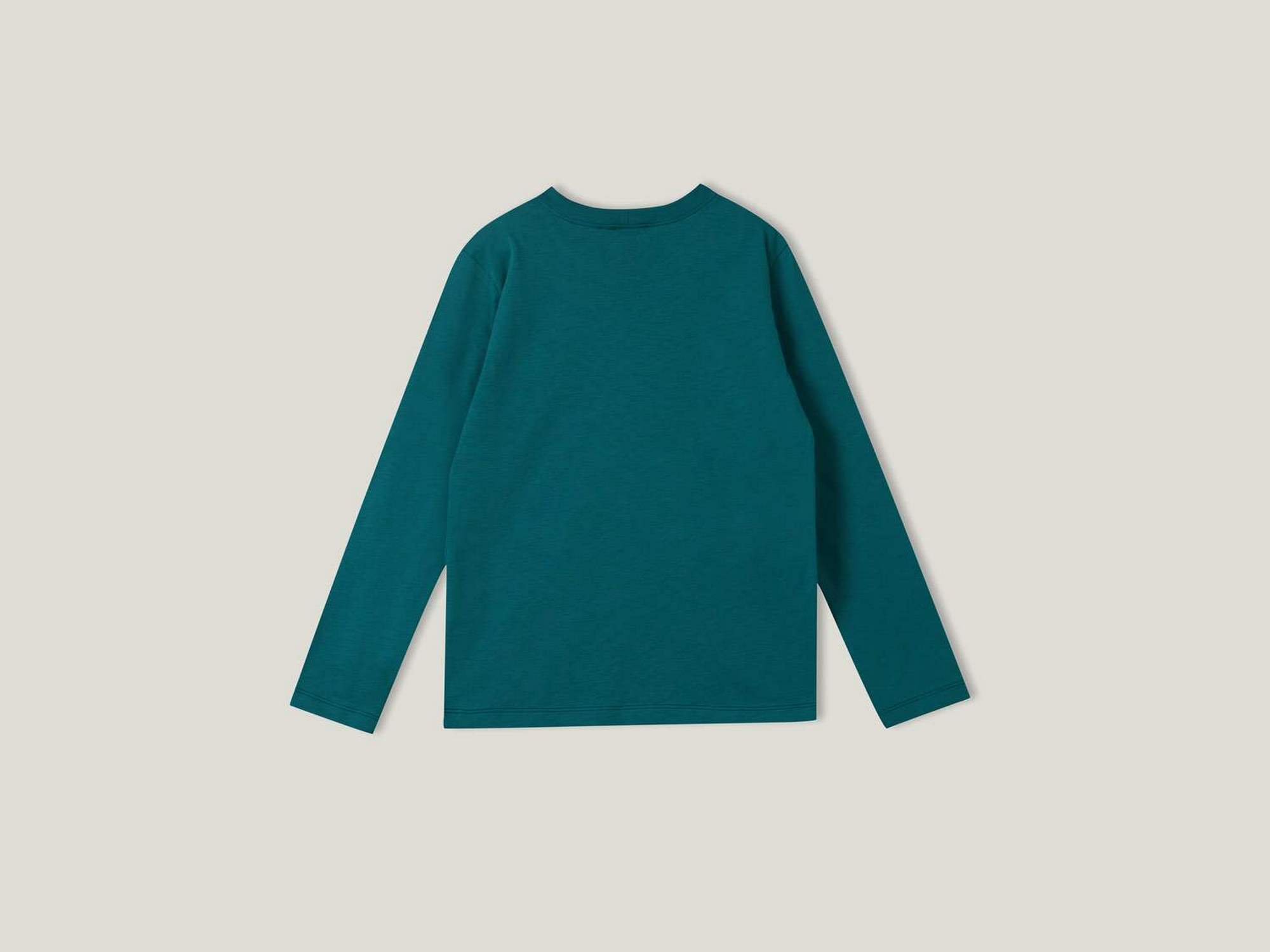 يونايتد كولورز اوف بينيتون تيشيرت بأكمام طويلة مع شعار أطفالي