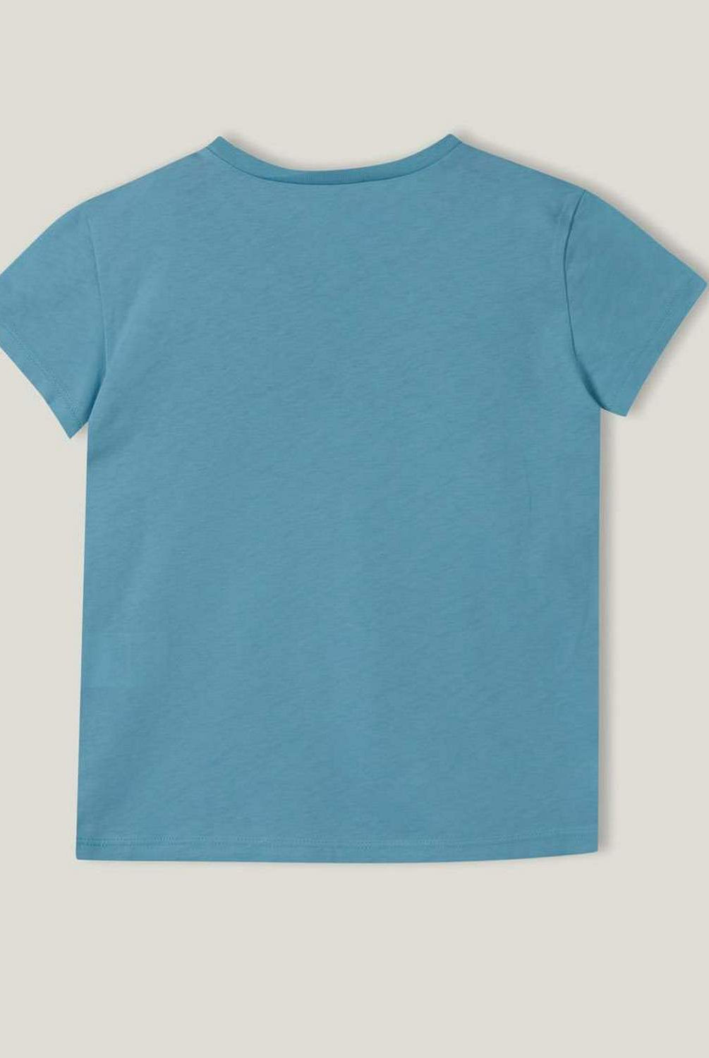 يونايتد كولورز اوف بينيتون تيشيرت قطن بنسبة 100% مع شعار أطفالي