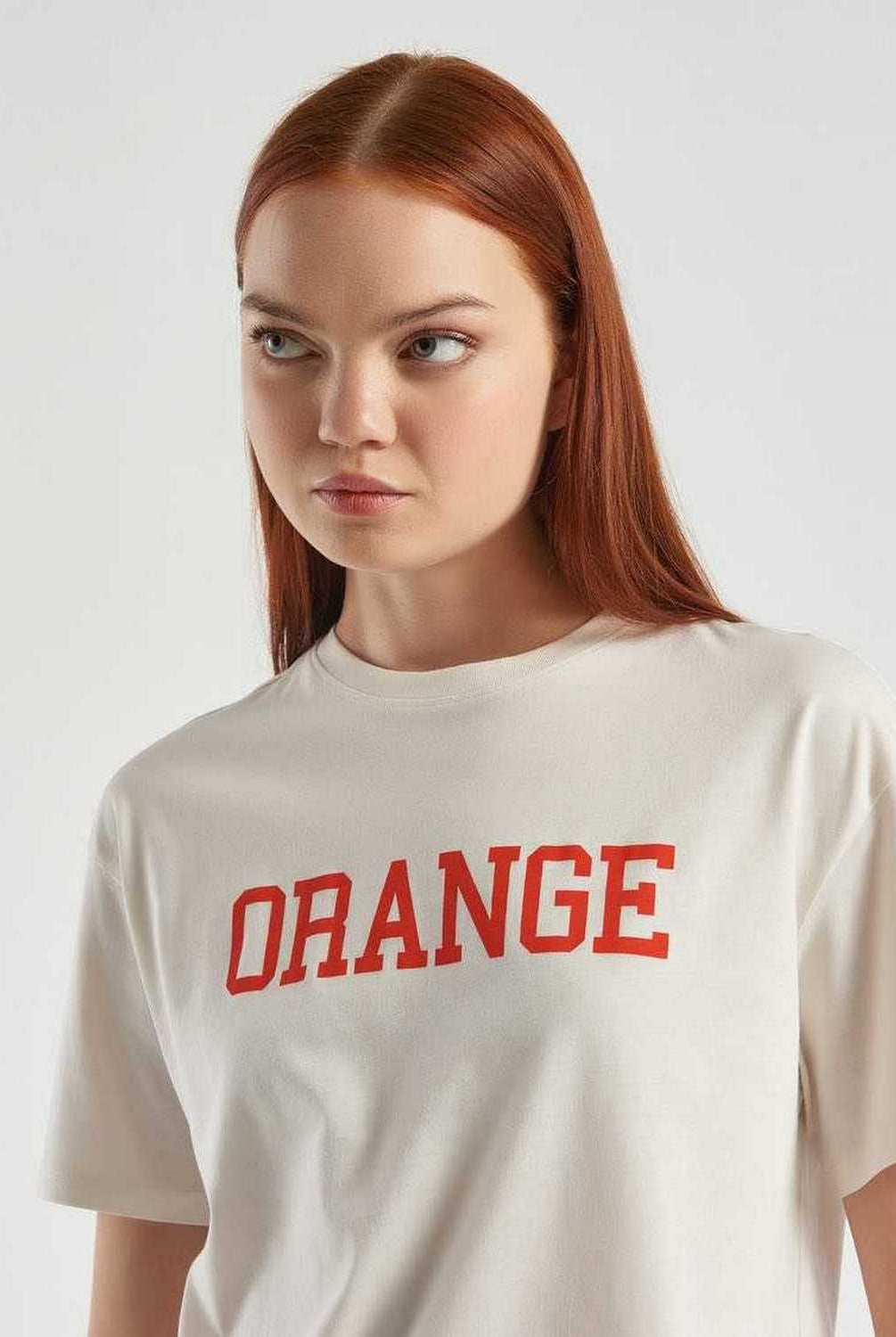 يونايتد كولورز اوف بينيتون تيشيرت بطباعة أمامية نص كم رجالي