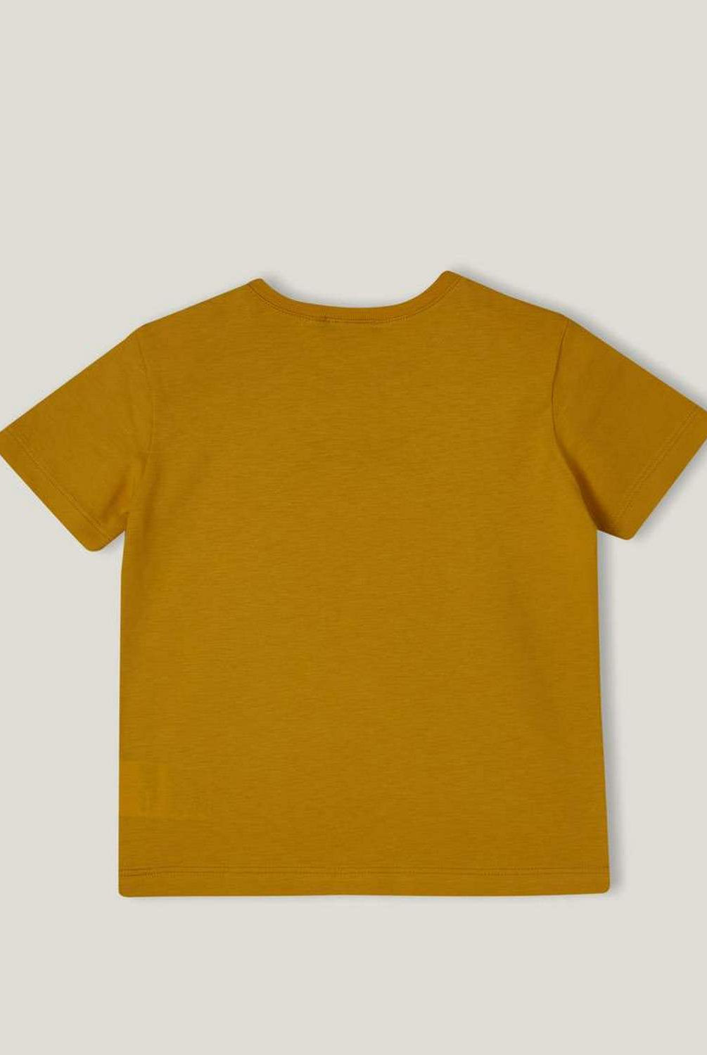 يونايتد كولورز اوف بينيتون تيشيرت قطن بنسبة 100% مع شعار أطفالي