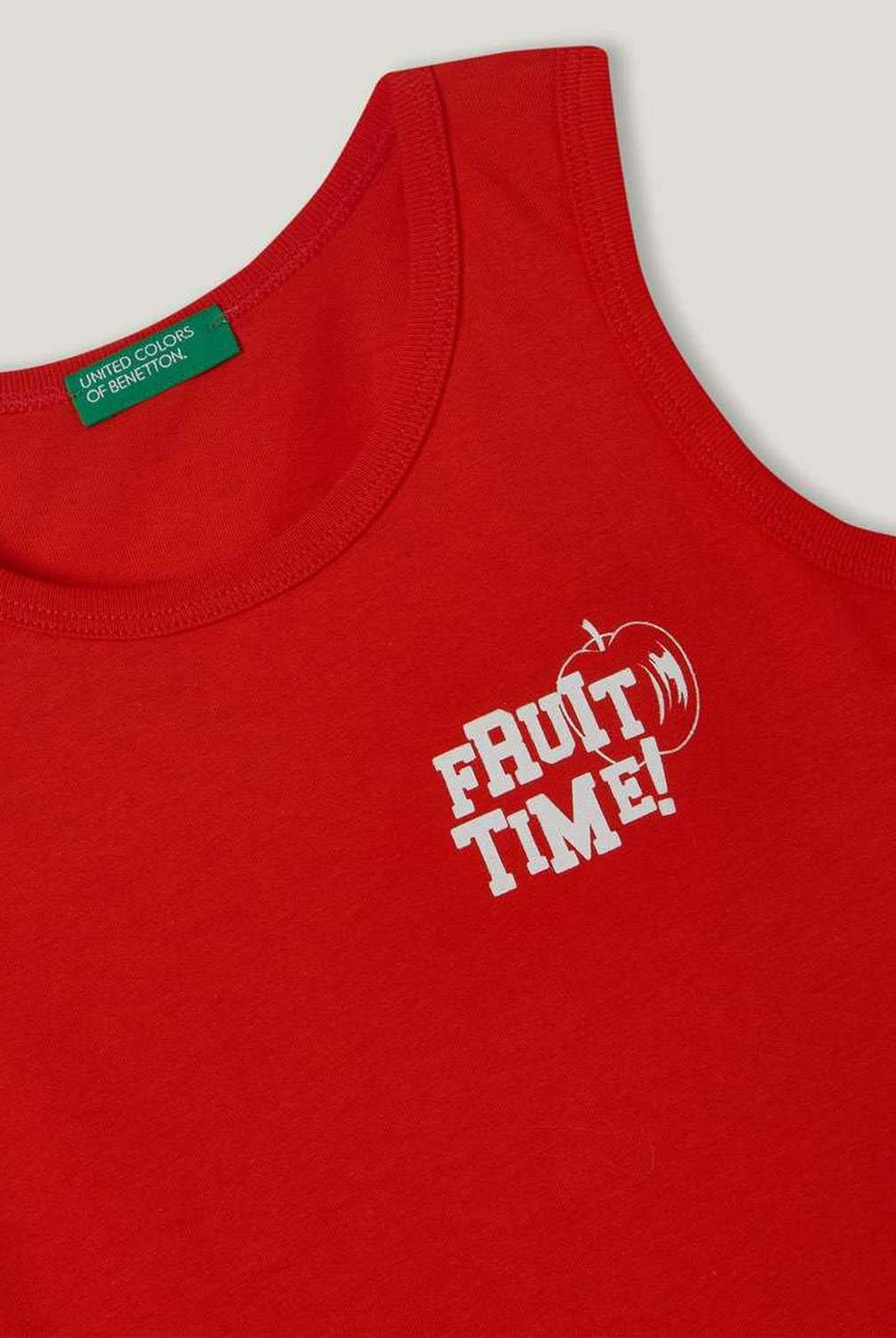 يونايتد كولورز اوف بينيتون تانك توب قطن بدون أكمام كت أطفالي