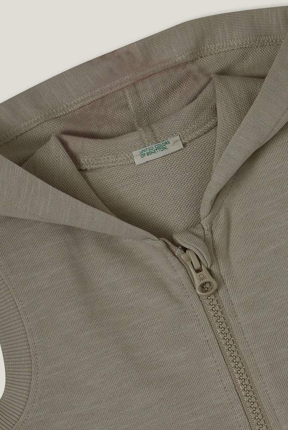 يونايتد كولورز اوف بينيتون سترة سلوب بجيوب وهودي