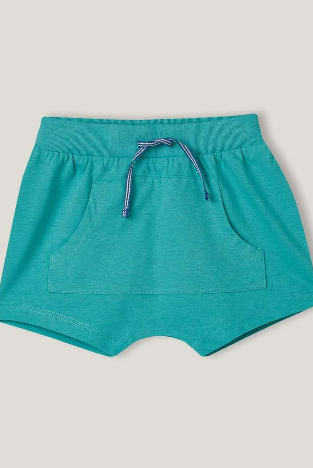 يونايتد كولورز اوف بينيتون شورت مواليد بجيب كنغر