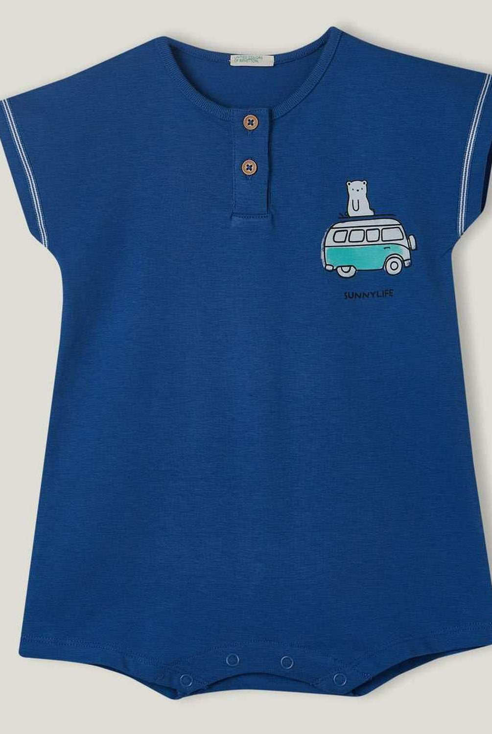 يونايتد كولورز اوف بينيتون سالوبيت أطفال رضع بطبعة سيارة