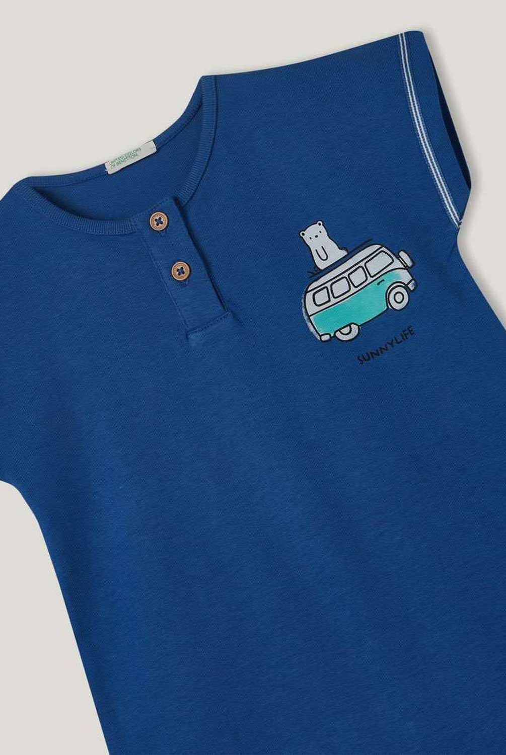 يونايتد كولورز اوف بينيتون سالوبيت أطفال رضع بطبعة سيارة