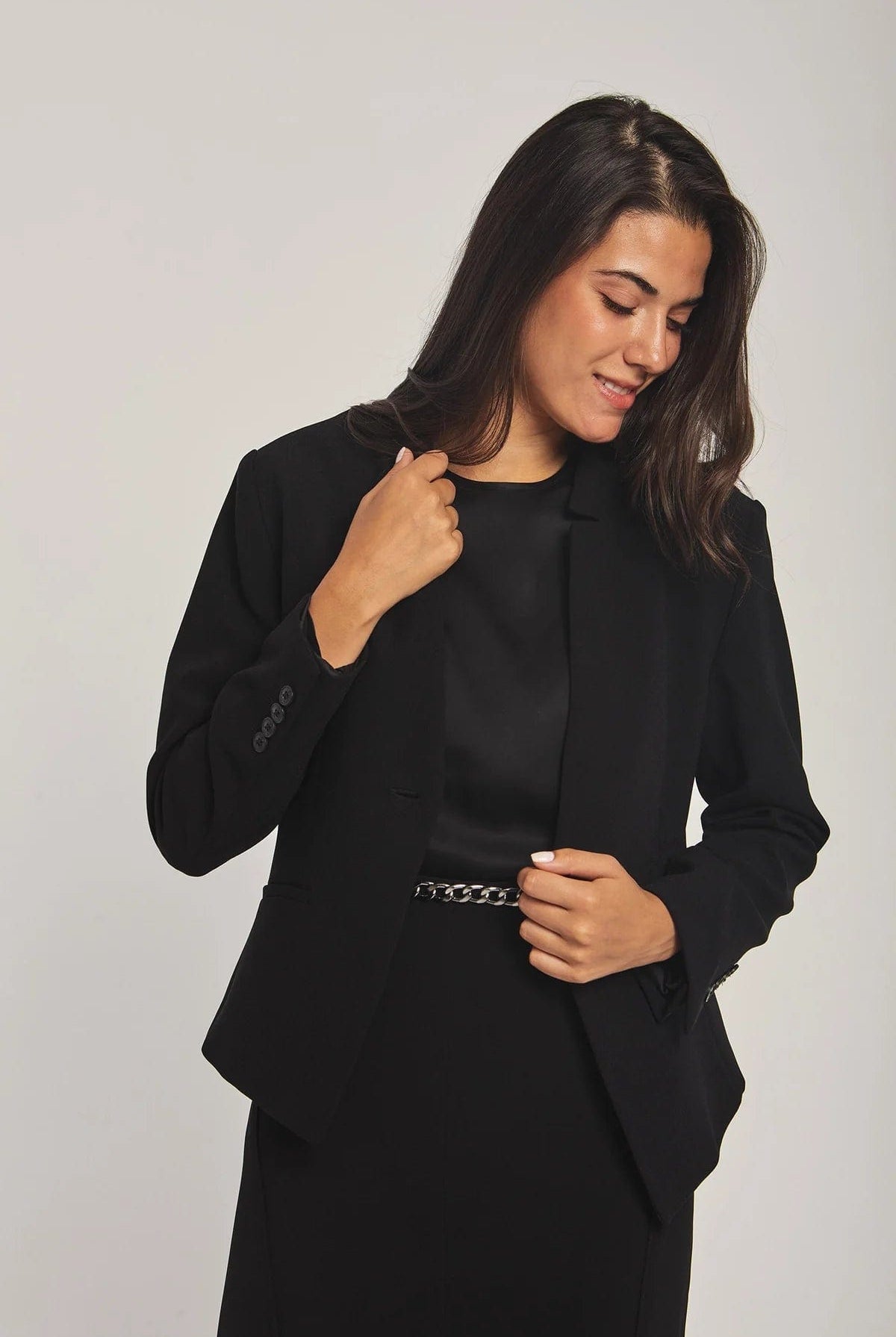 داليدرس بليزر نسائي سادة رسمي أسود