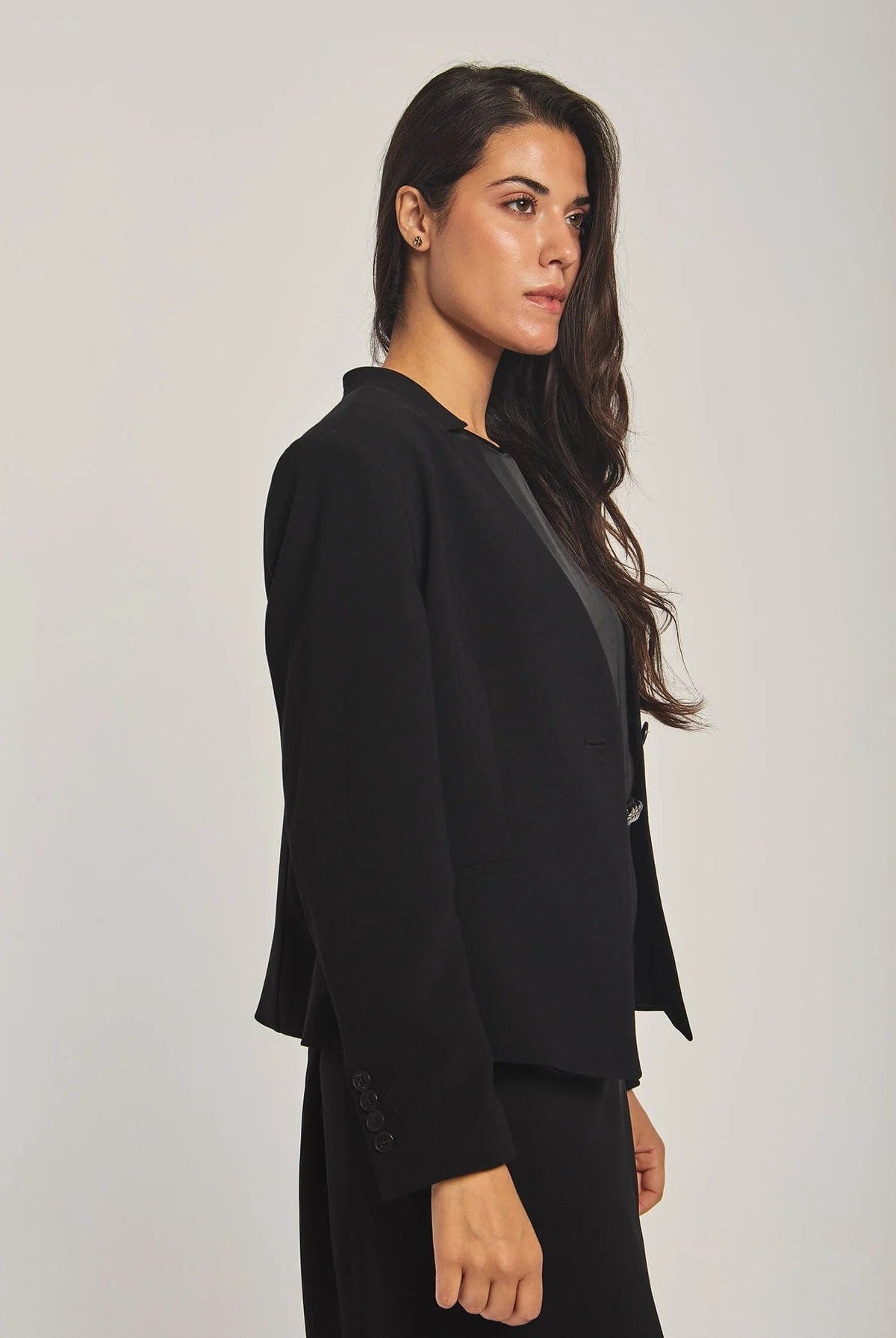 داليدرس بليزر نسائي سادة رسمي أسود