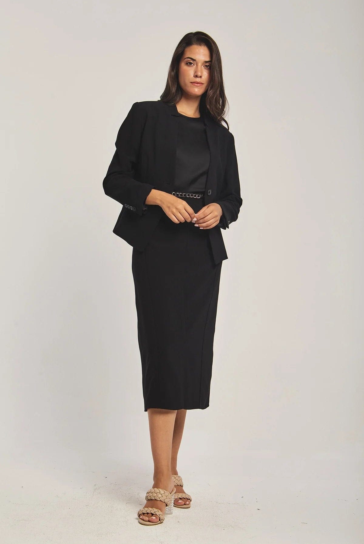 داليدرس بليزر نسائي سادة رسمي أسود