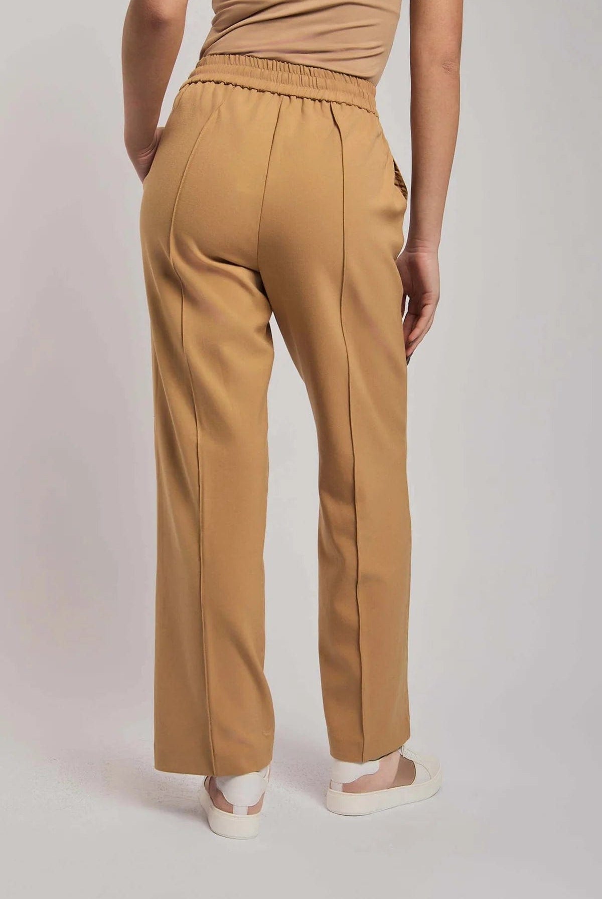 داليدرس بنطلون سادة واسع نسائي بيج فاتح