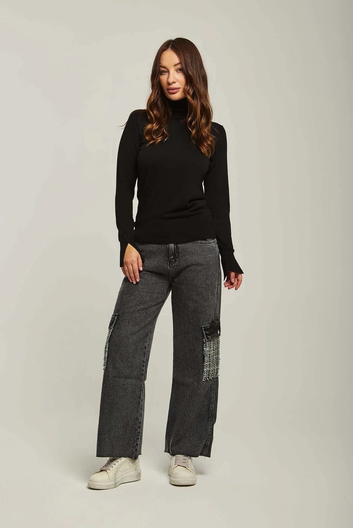 داليدرس بلوزة نسائي سادة كم طويل