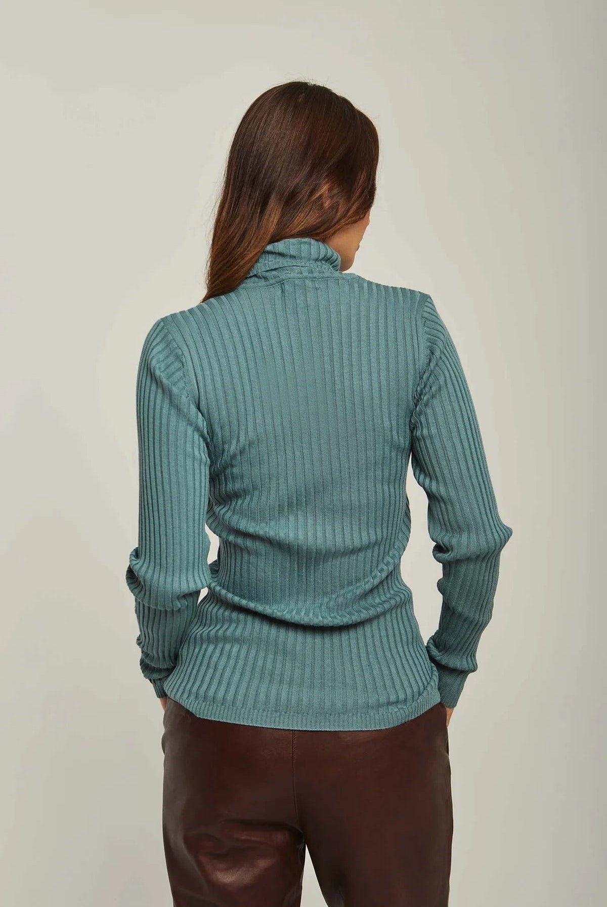 داليدرس بلوزة نسائي كم طويل مخطط بالطول