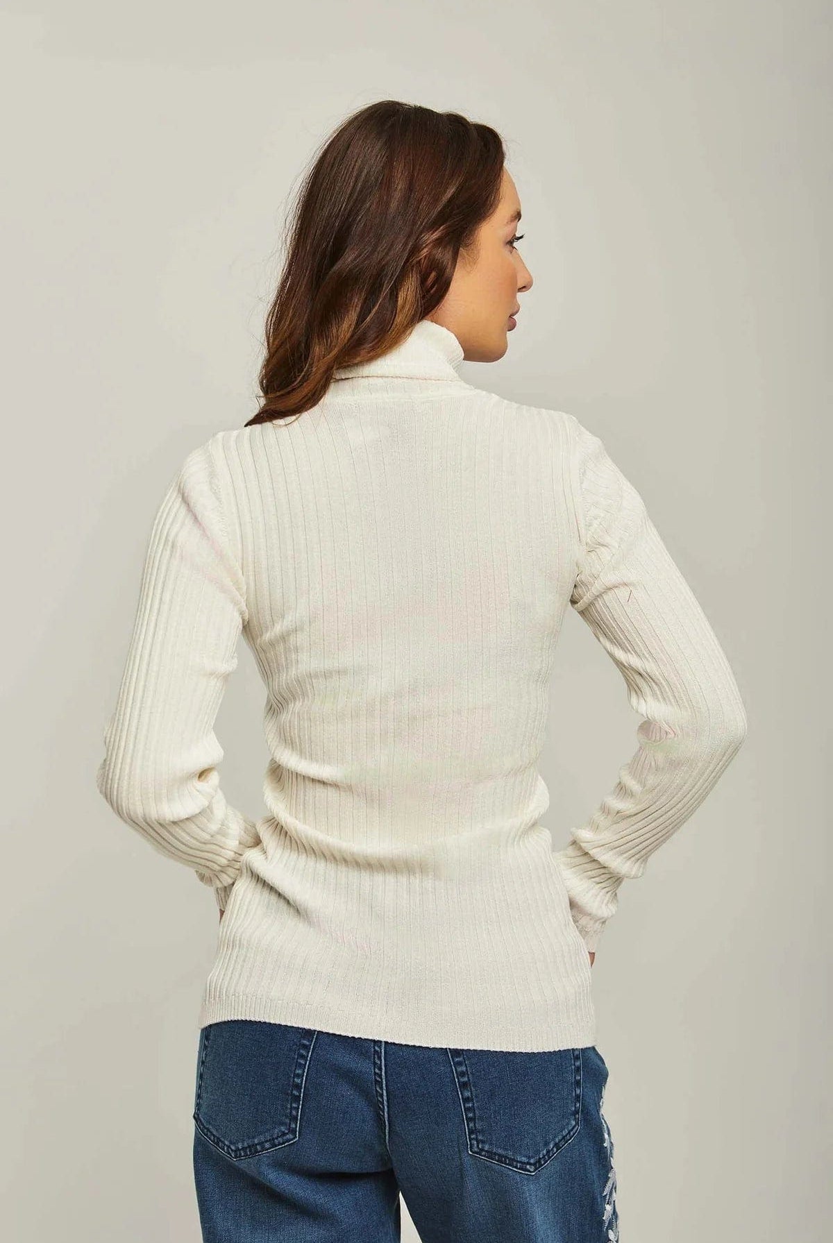 داليدرس بلوزة نسائي كم طويل مخطط بالطول