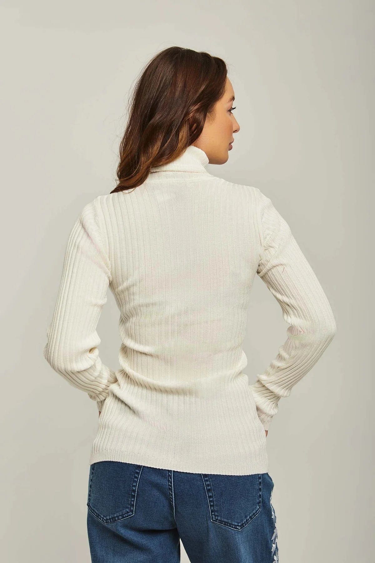 داليدرس بلوزة نسائي كم طويل مخطط بالطول