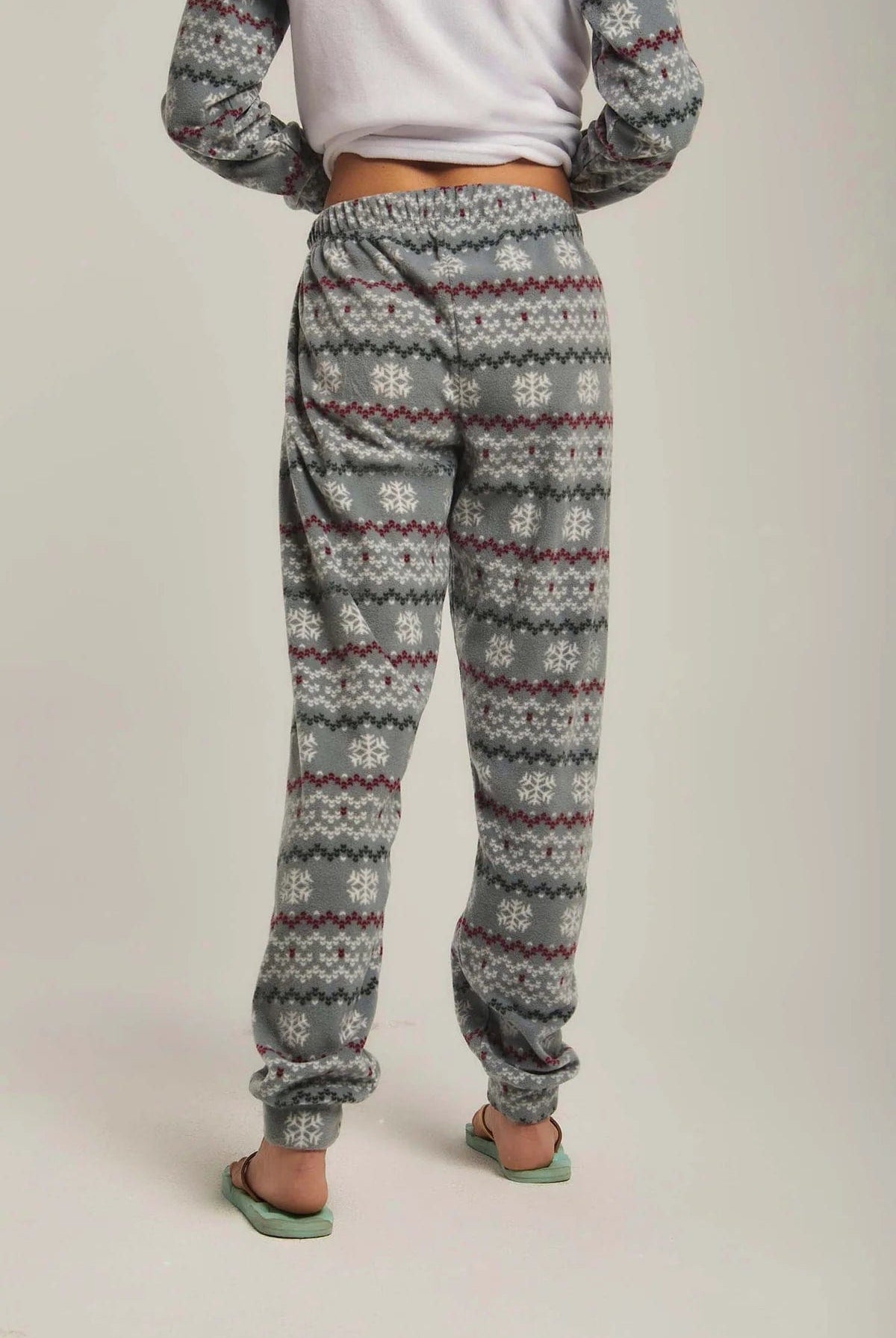 داليدرس بيجامة نسائية بطبعة دب أخضر غامق