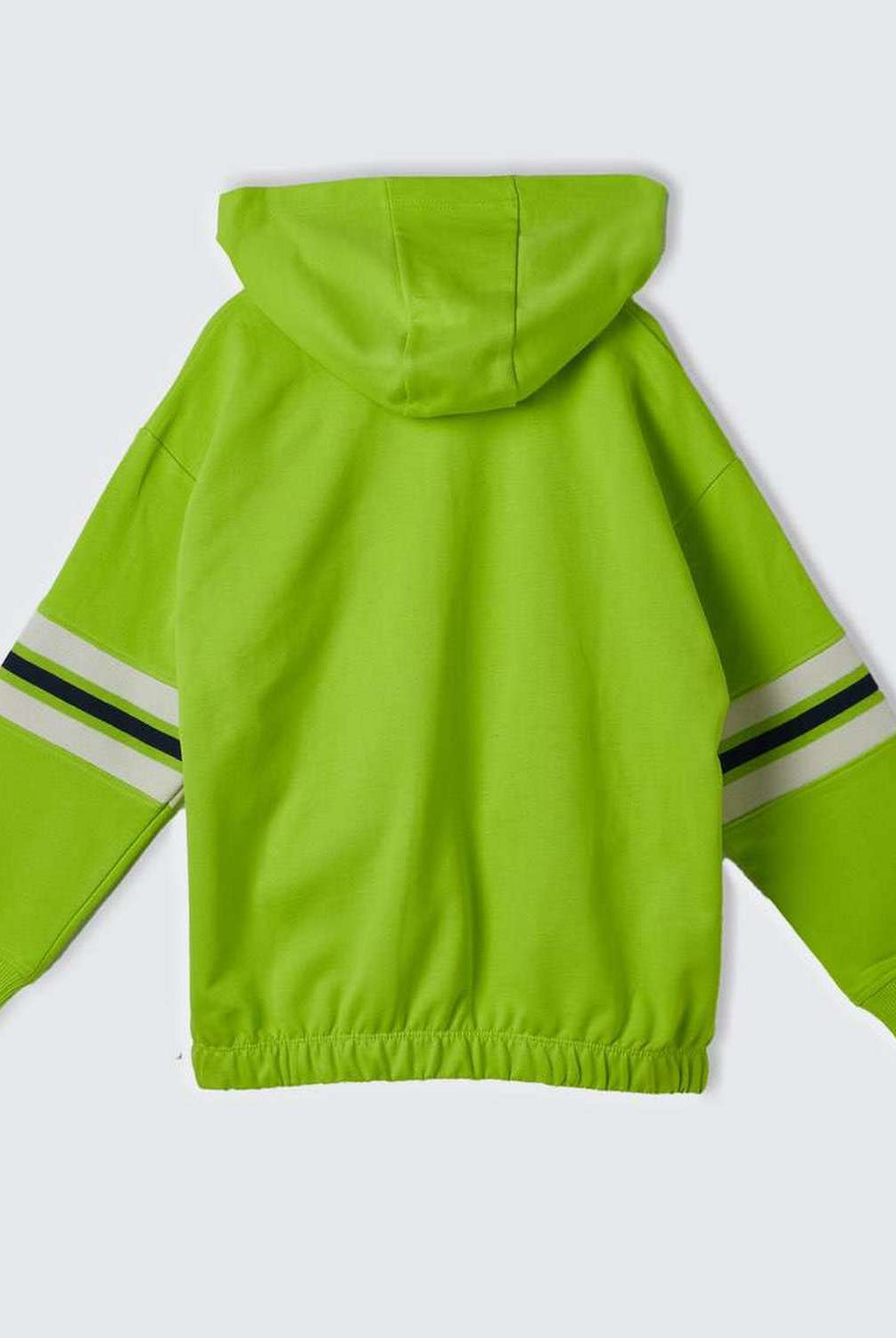 يونايتد كولورز اوف بينيتون كنزة بهودي وجيب أمامي بسحاب