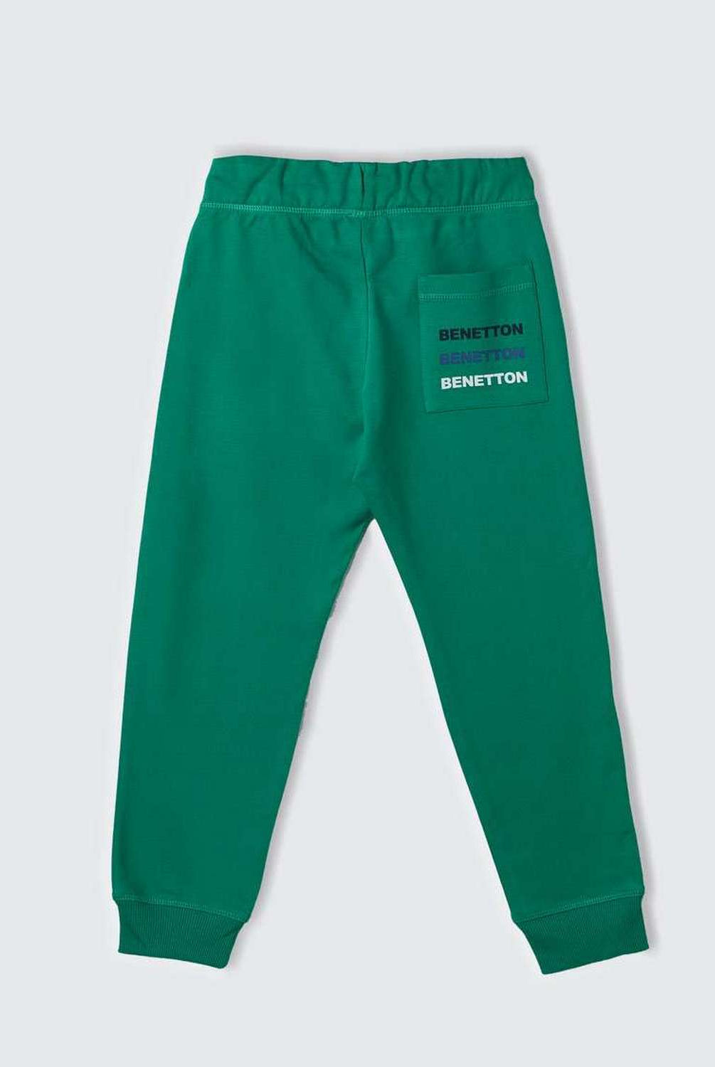 يونايتد كولورز اوف بينيتون سويت بانتس بينيتون بجيب خلفي سادة أطفالي