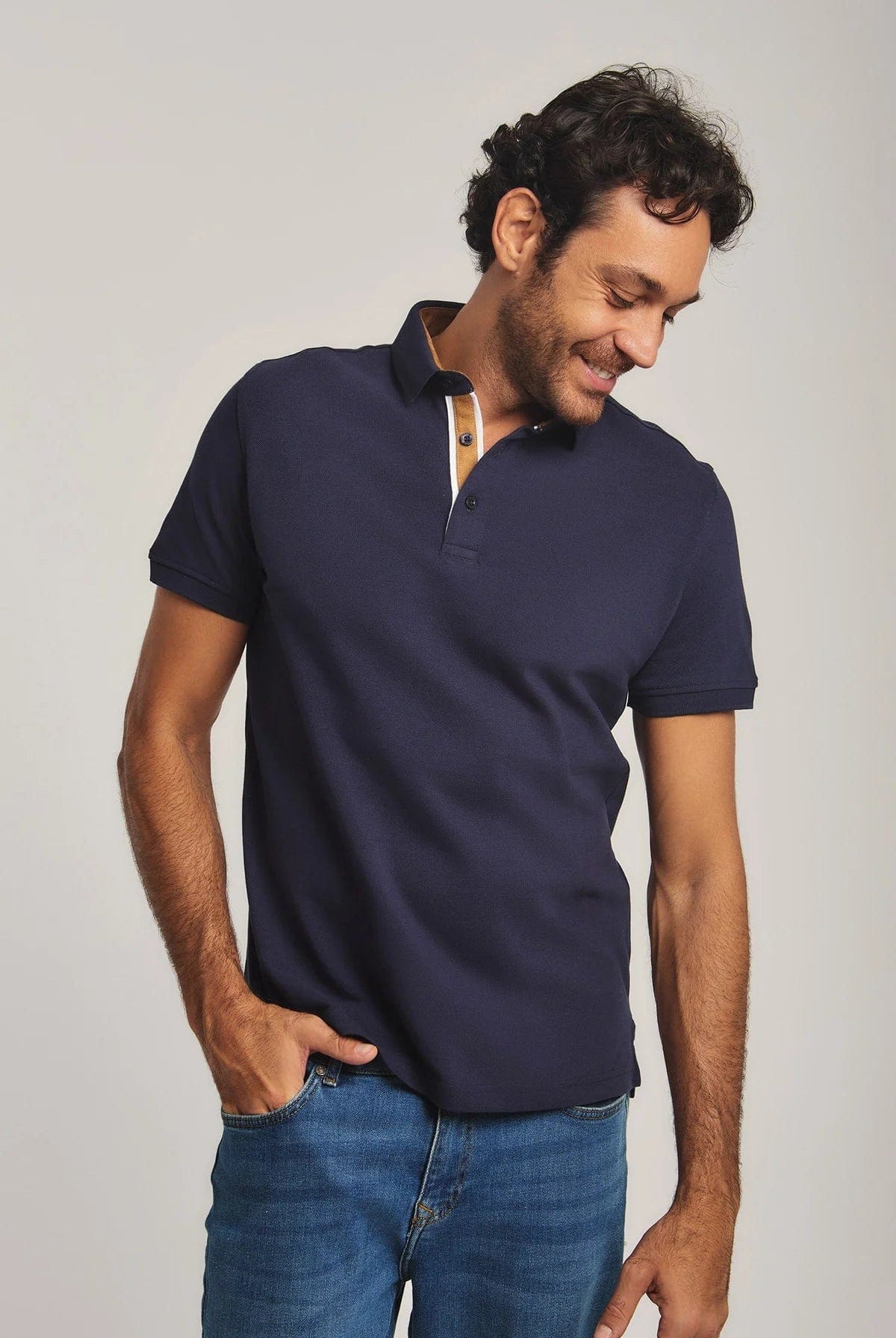 داليدرس تيشيرت بولو نص كم رجالي