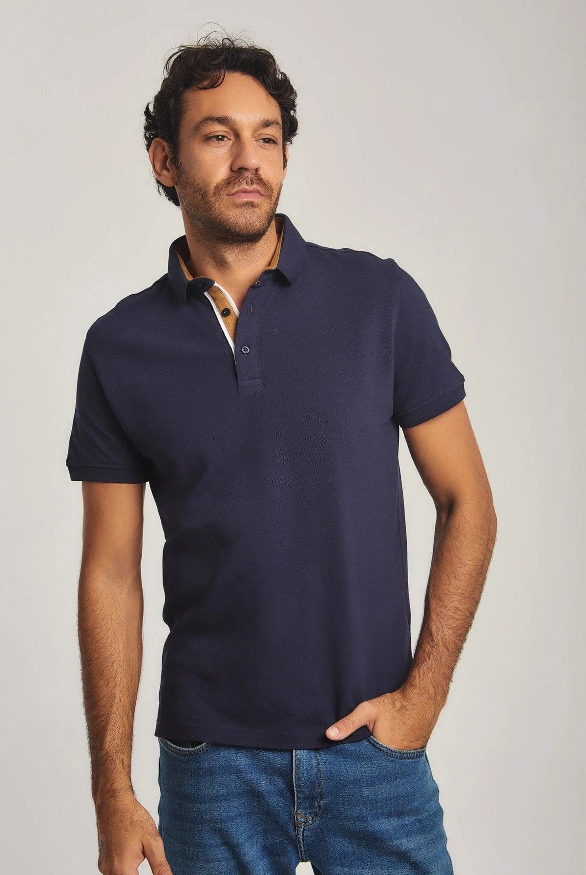 داليدرس تيشيرت بولو نص كم رجالي