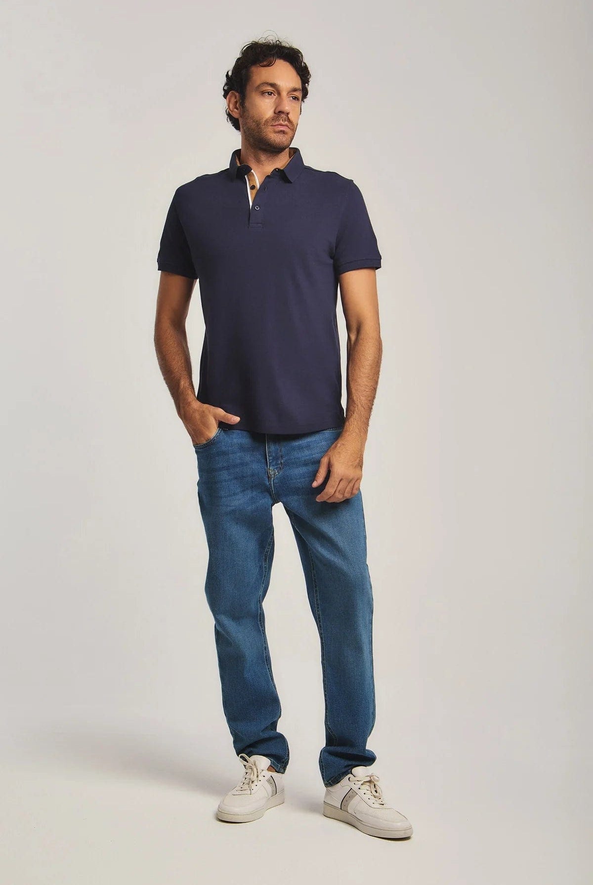 داليدرس تيشيرت بولو نص كم رجالي