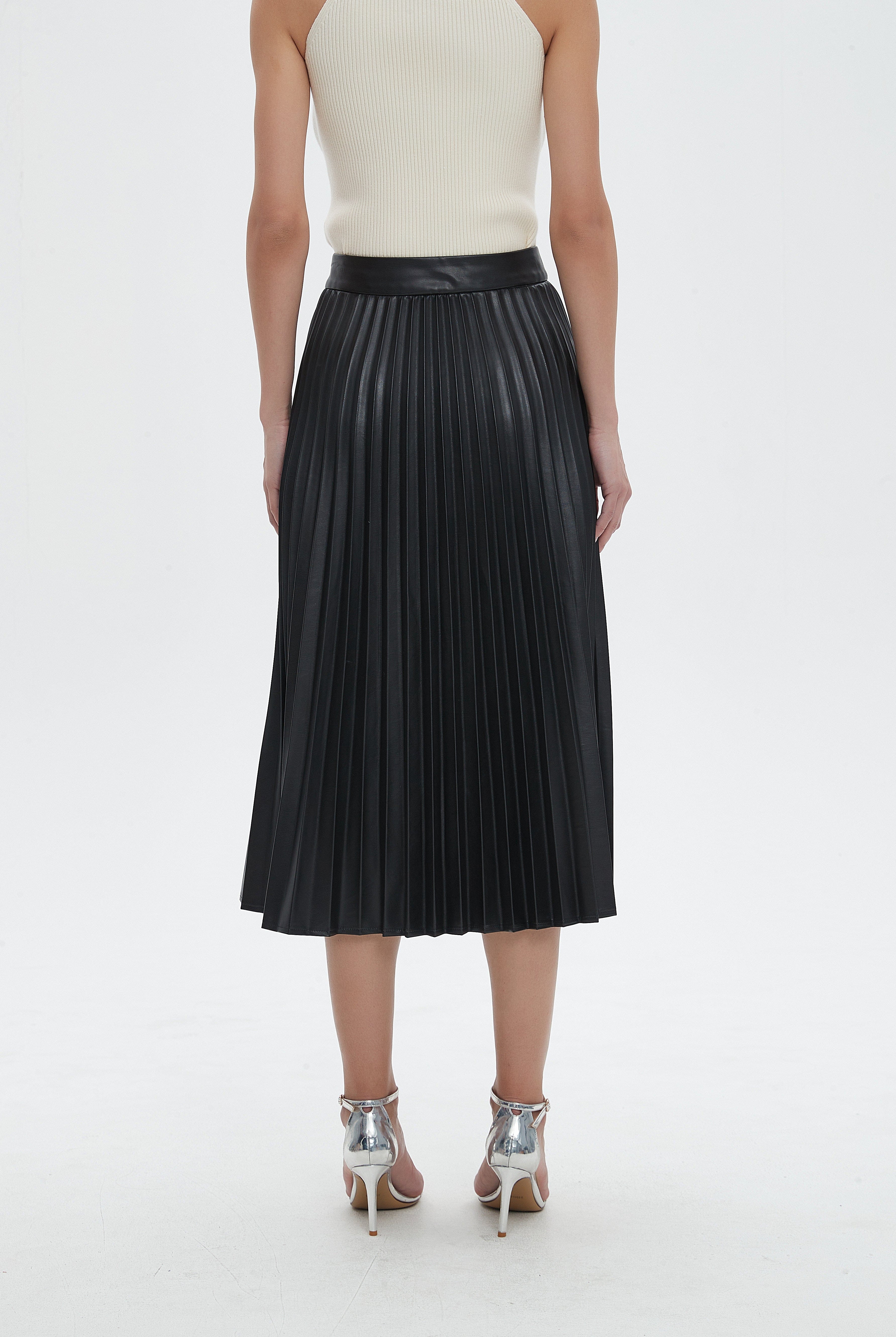 نتشي تنورة نسائية ميدي بقصة كشكش