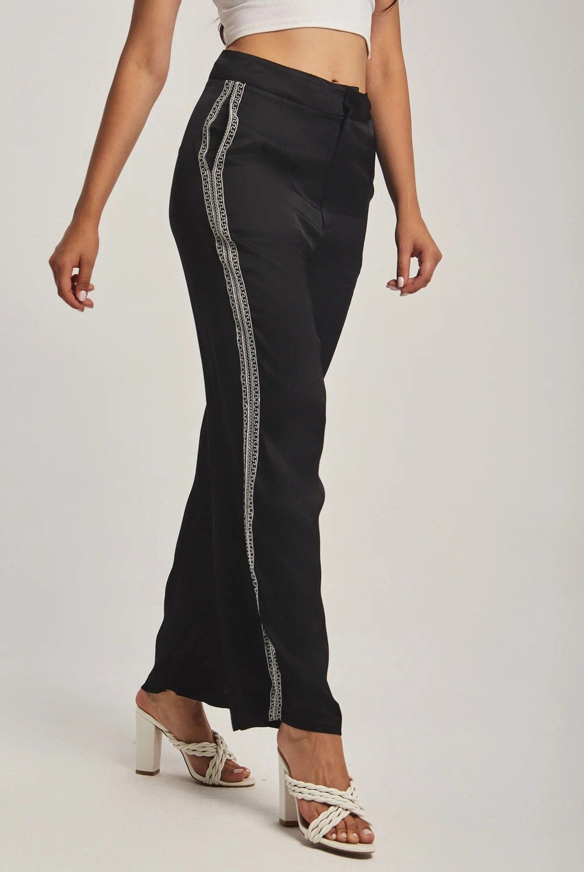 داليدرس بنطلون نسائي هاي ويست أسود