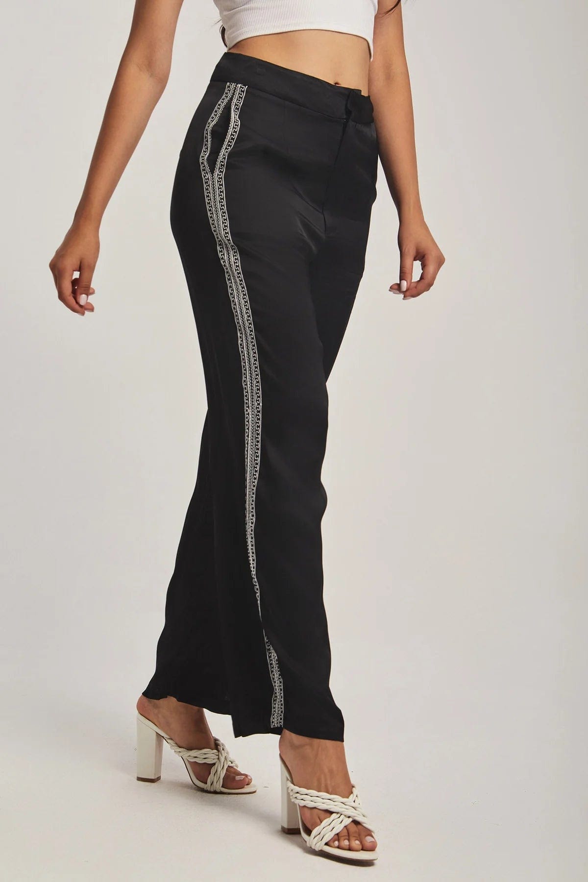 داليدرس بنطلون نسائي هاي ويست أسود