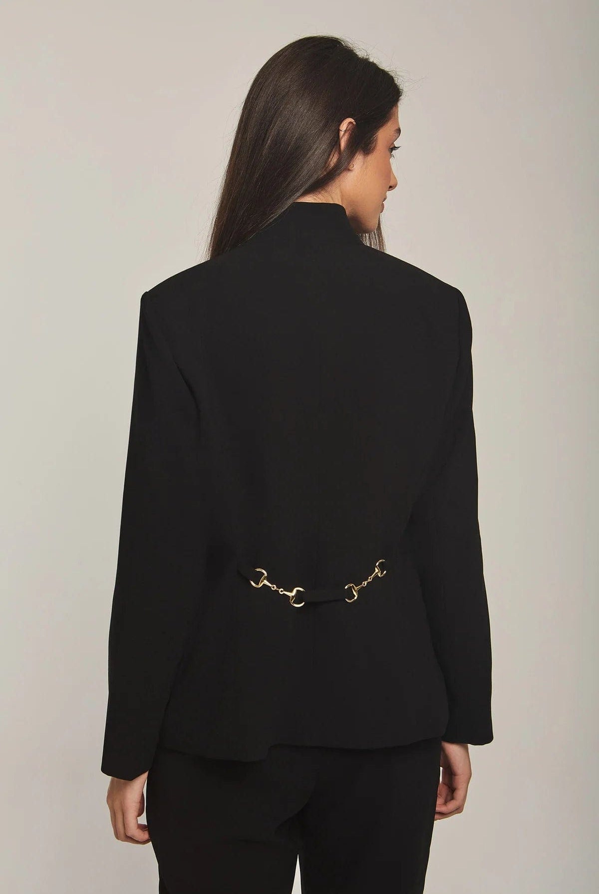 داليدرس بليزر نسائي مفتوح نسائي أسود