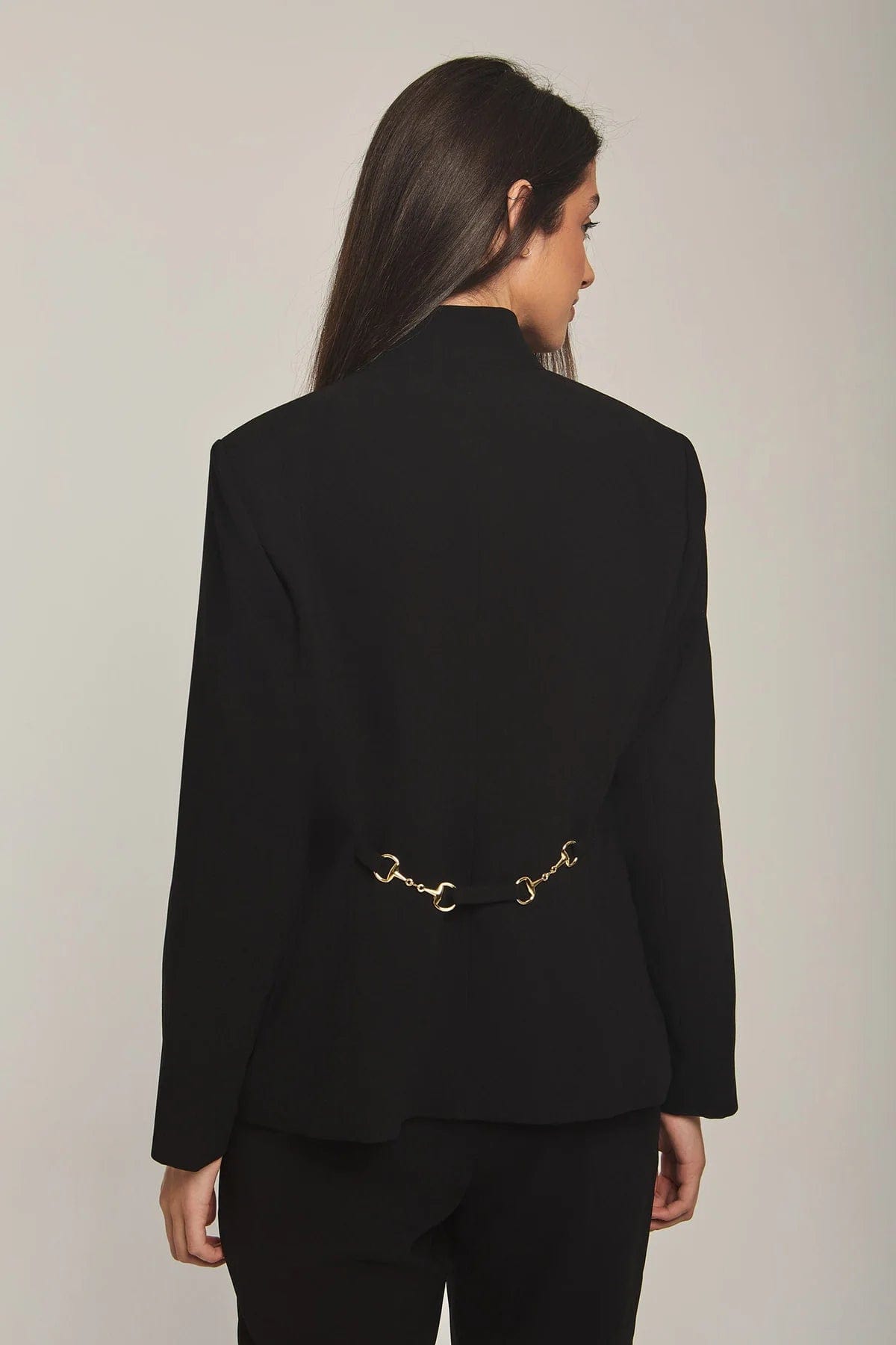 داليدرس بليزر نسائي مفتوح نسائي أسود