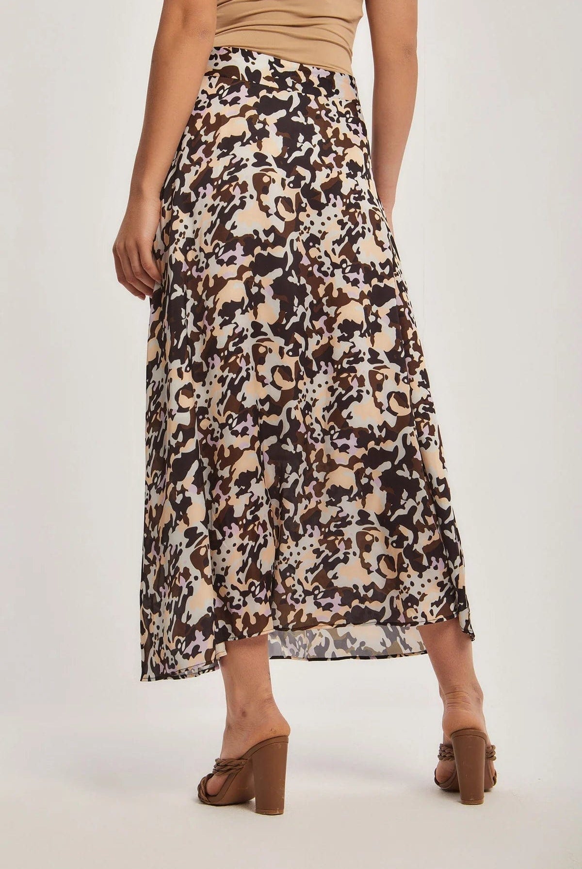 داليدرس تنورة نسائية مطبوعة مطبوعة