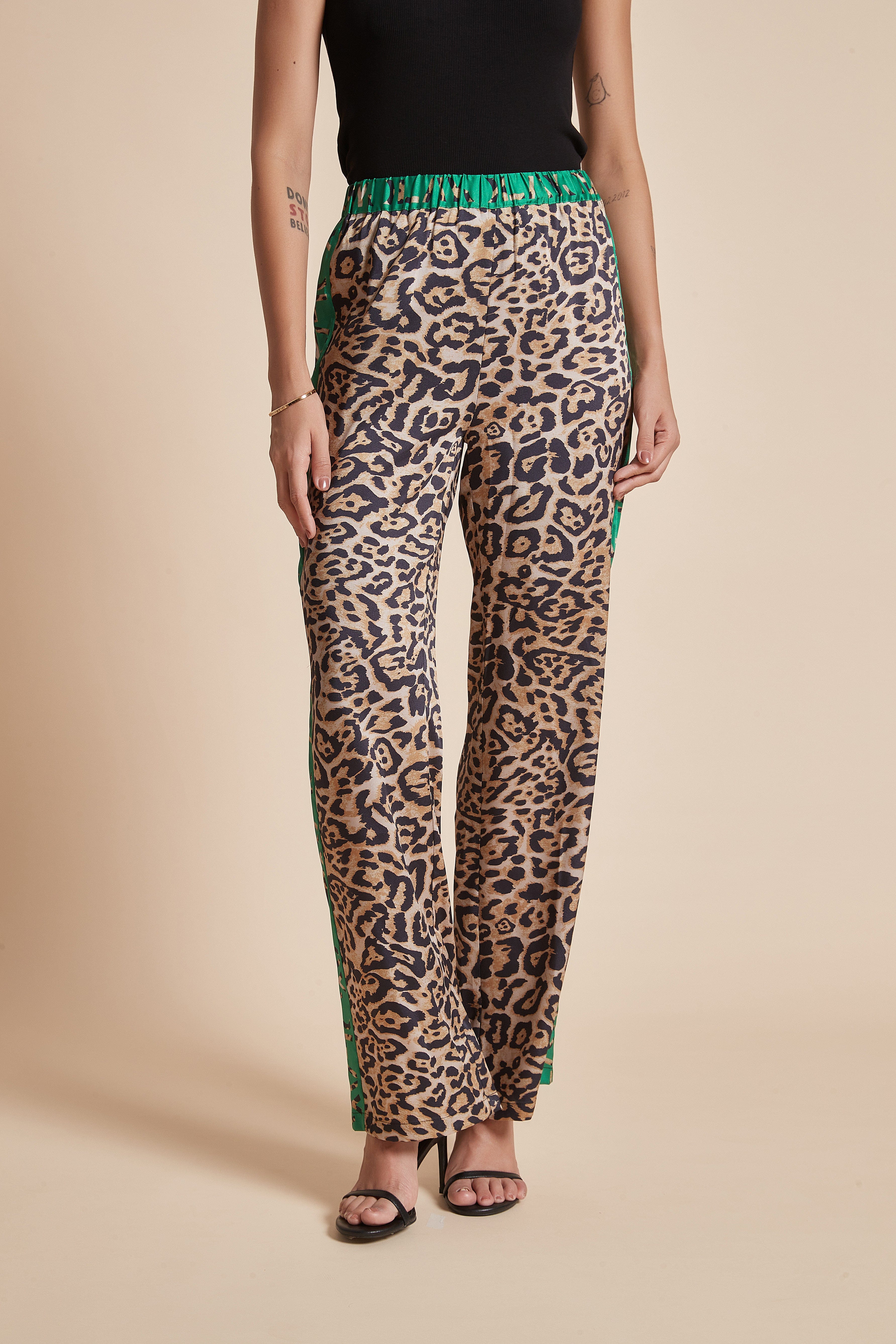 يولا بنطلون نسائي طويل تايجر واسع