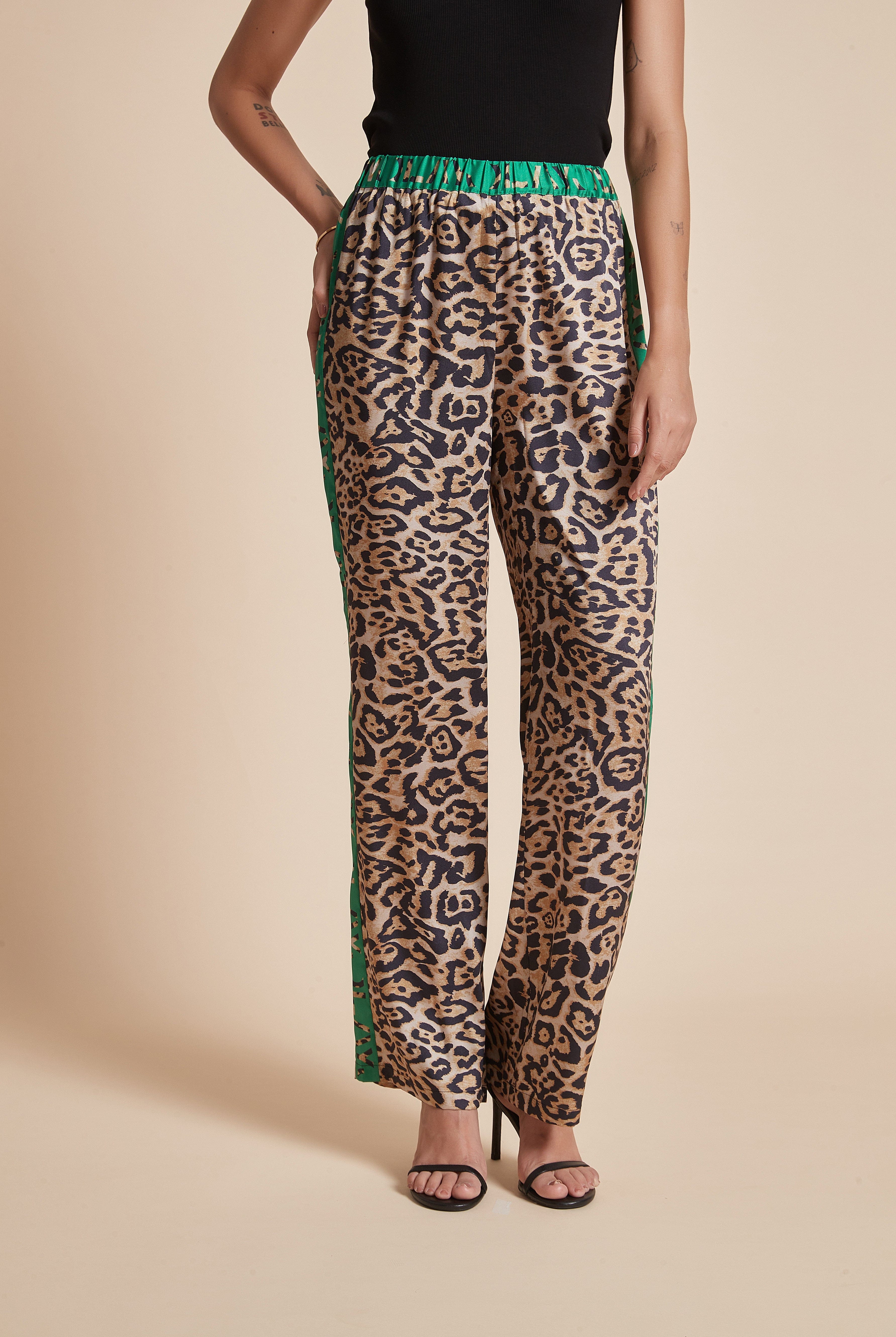 يولا بنطلون نسائي طويل تايجر واسع