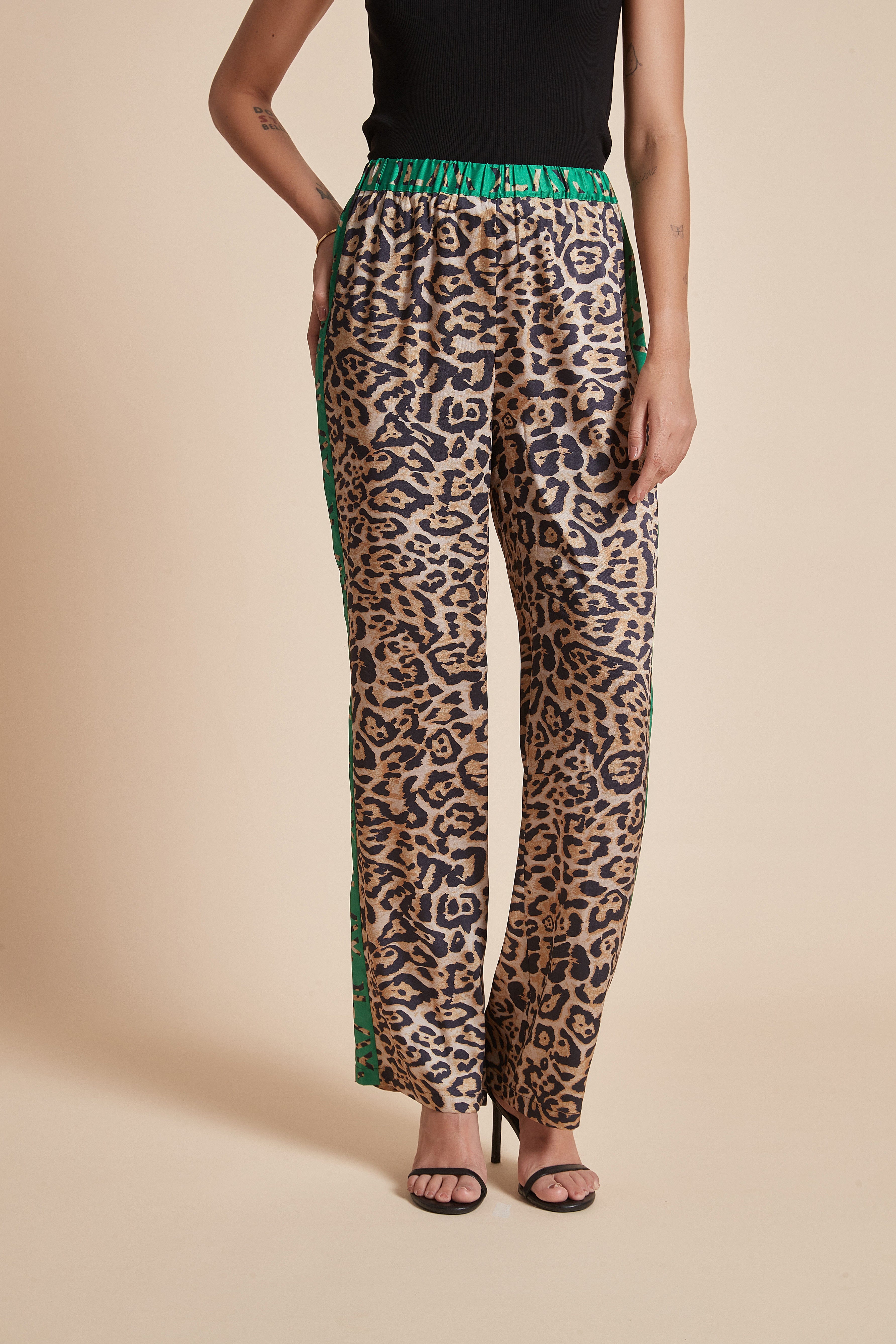 يولا بنطلون نسائي طويل تايجر واسع