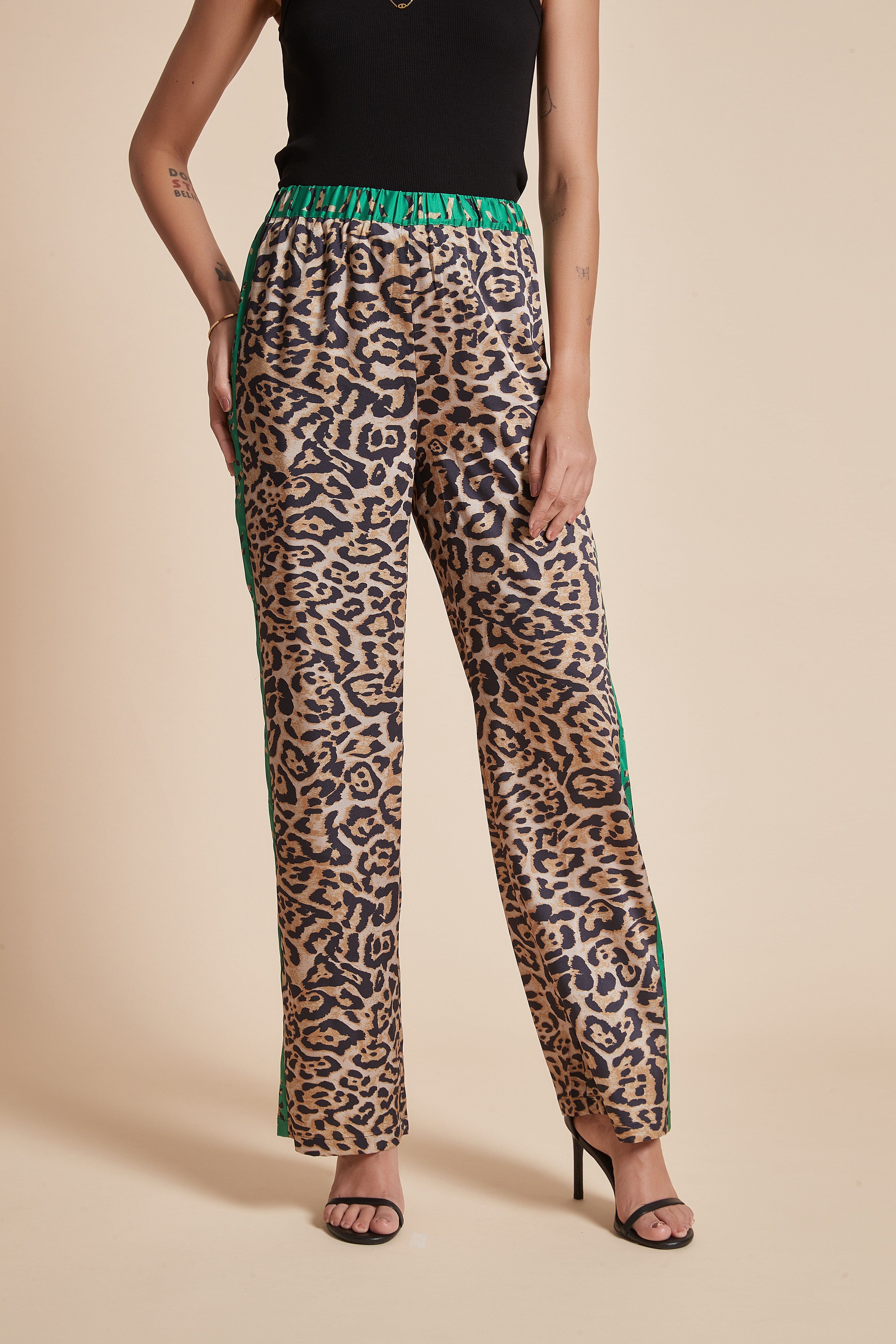 يولا بنطلون نسائي طويل تايجر واسع