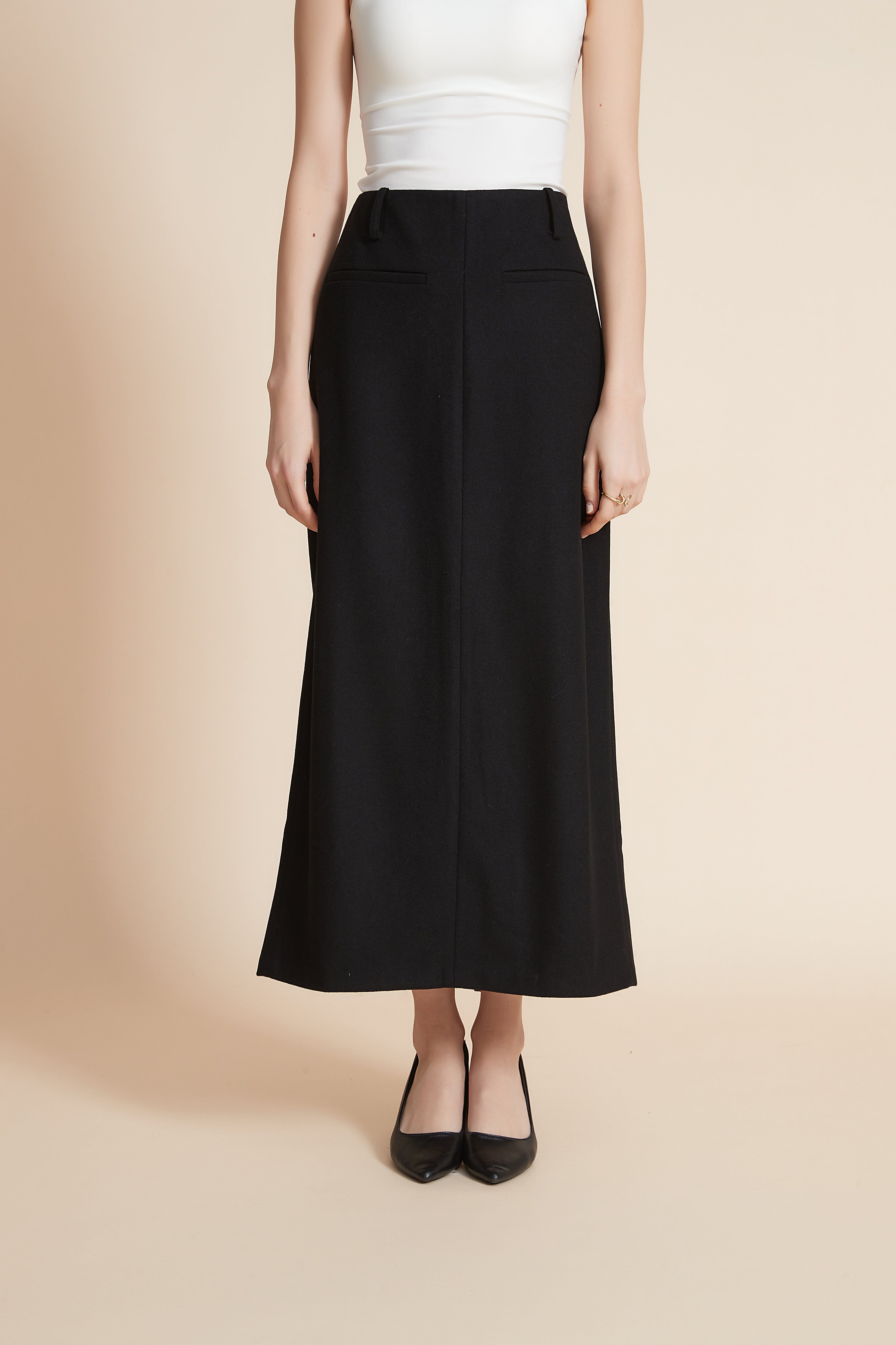 يولا تنورة ميدي سادة نسائية