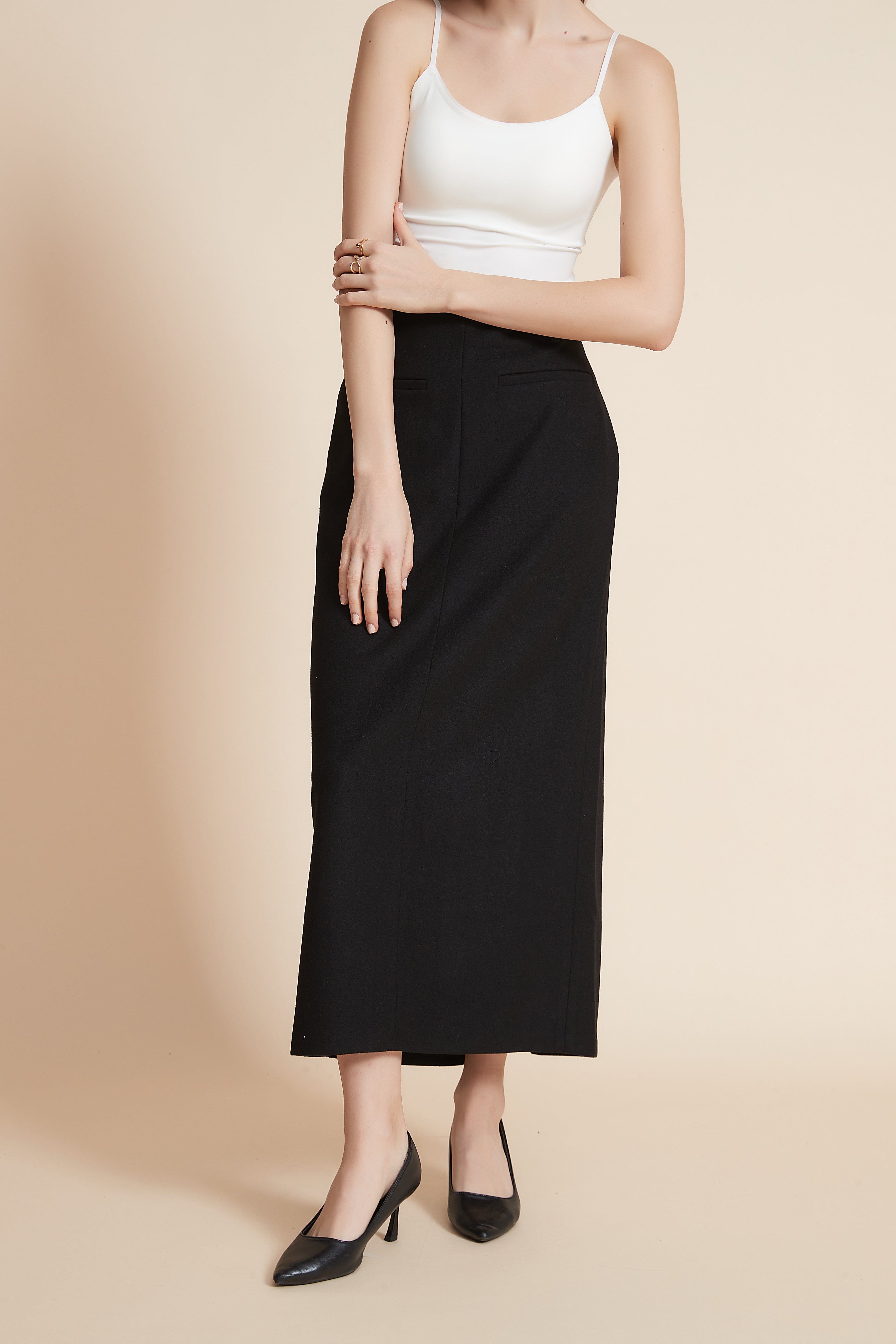 يولا تنورة ميدي سادة نسائية